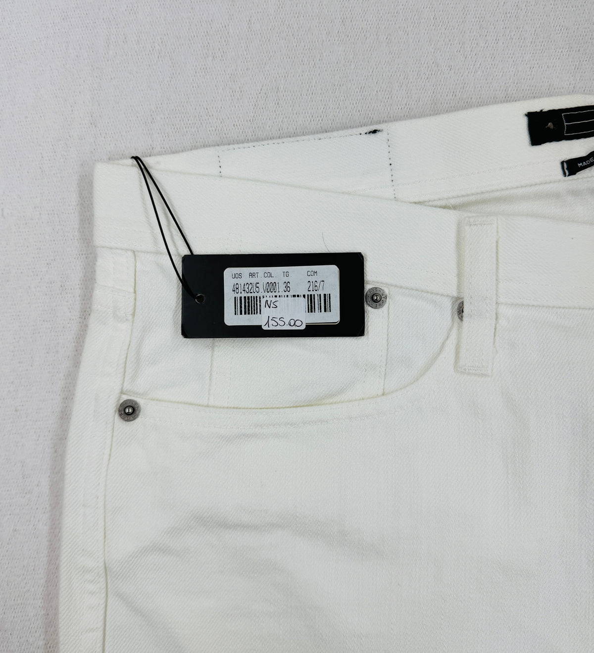Stone Island SS08 Cotton Five Pocket Jeans — detail