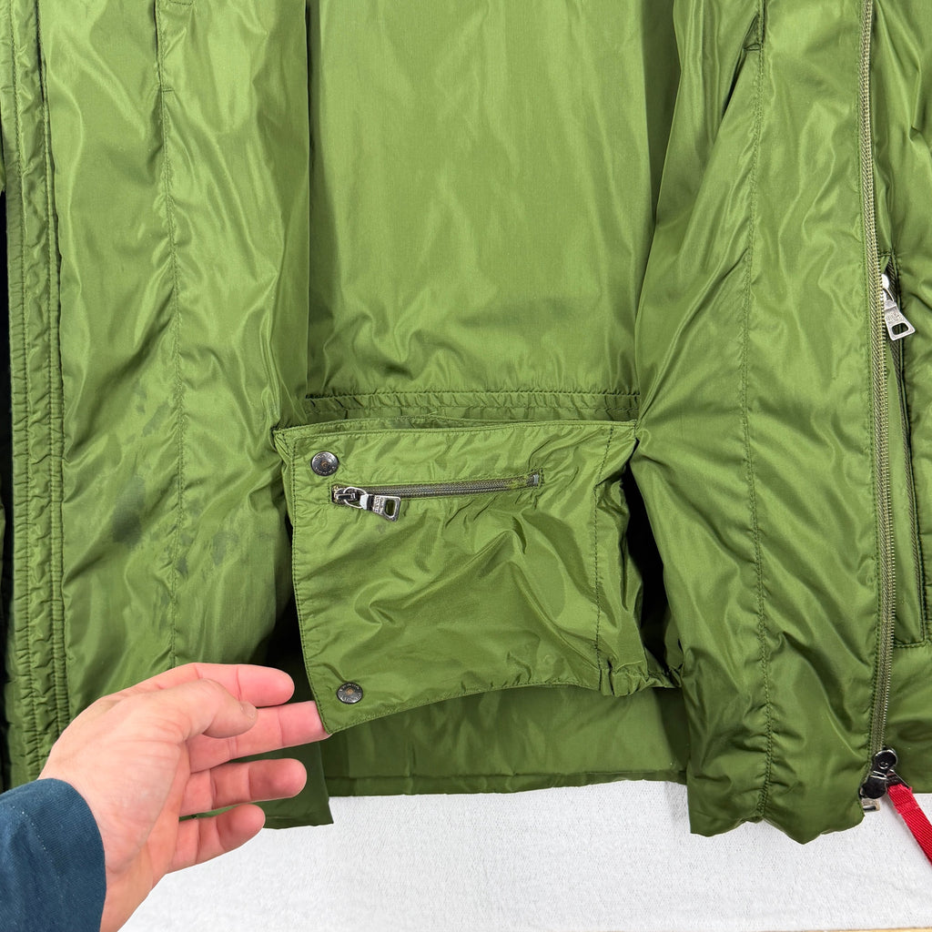 Prada Vintage Linea Rossa Padded Nylon Jacket — detail