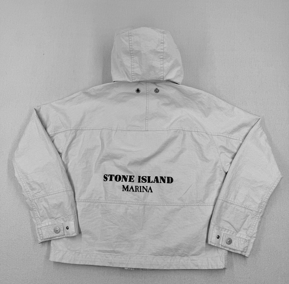 Stone Island SS24 Marina Raw Plated Linen Jacket — front