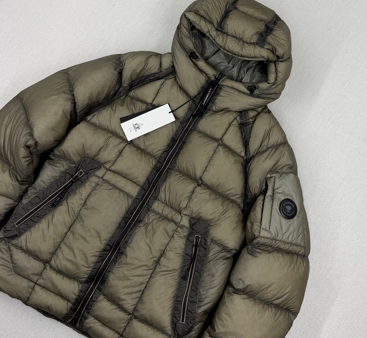 C.P. Company AW26 D.D. Shell Hooded Down Jacket — detail