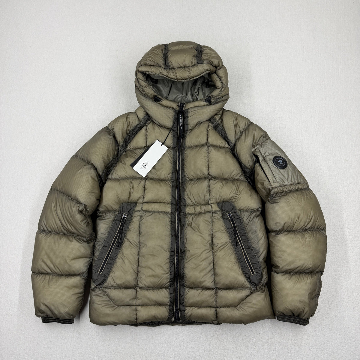 C.P. Company AW26 D.D. Shell Hooded Down Jacket — front