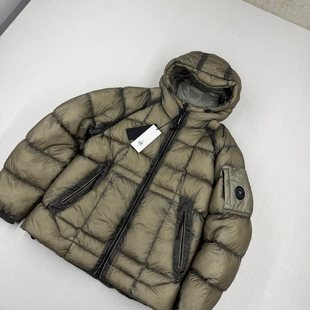 C.P. Company AW26 D.D. Shell Hooded Down Jacket — detail