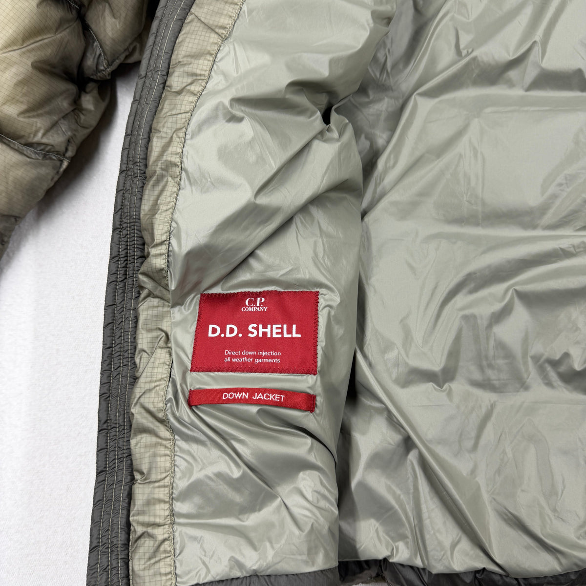 C.P. Company AW26 D.D. Shell Hooded Down Jacket — detail