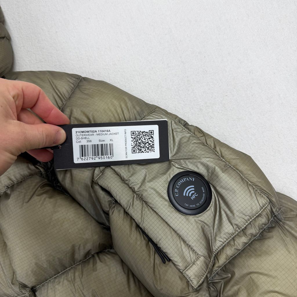 C.P. Company AW26 D.D. Shell Hooded Down Jacket — detail