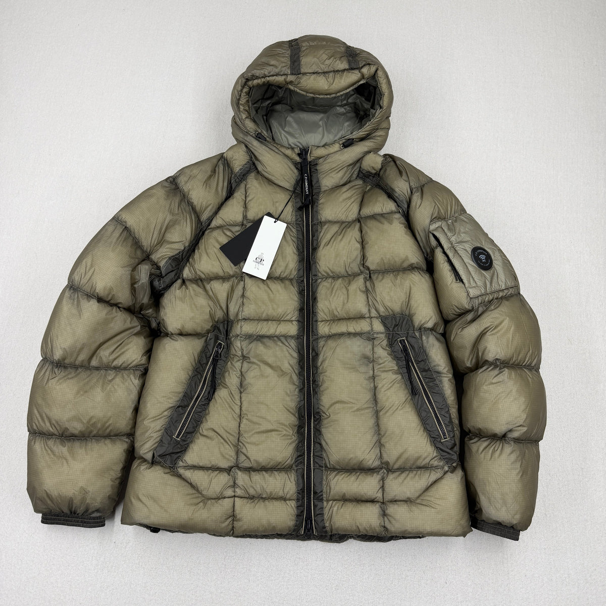 C.P. Company AW26 D.D. Shell Hooded Down Jacket — front
