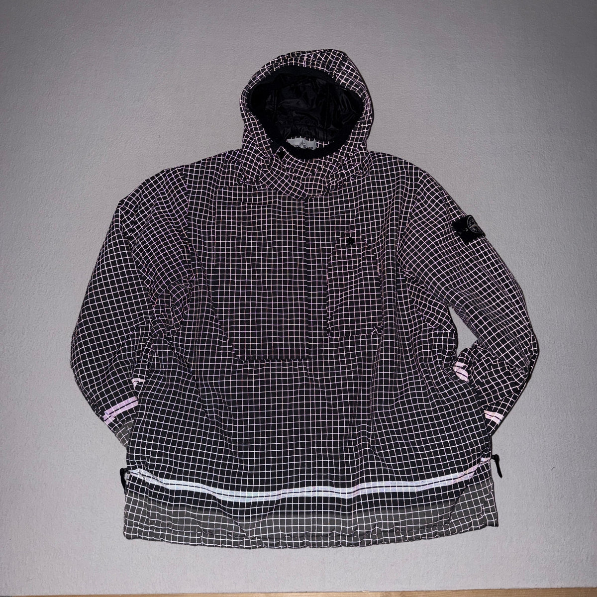 Stone Island AW20 Reflective Ripstop Chiné with PrimaLoft Insulation Jacket Smock — front