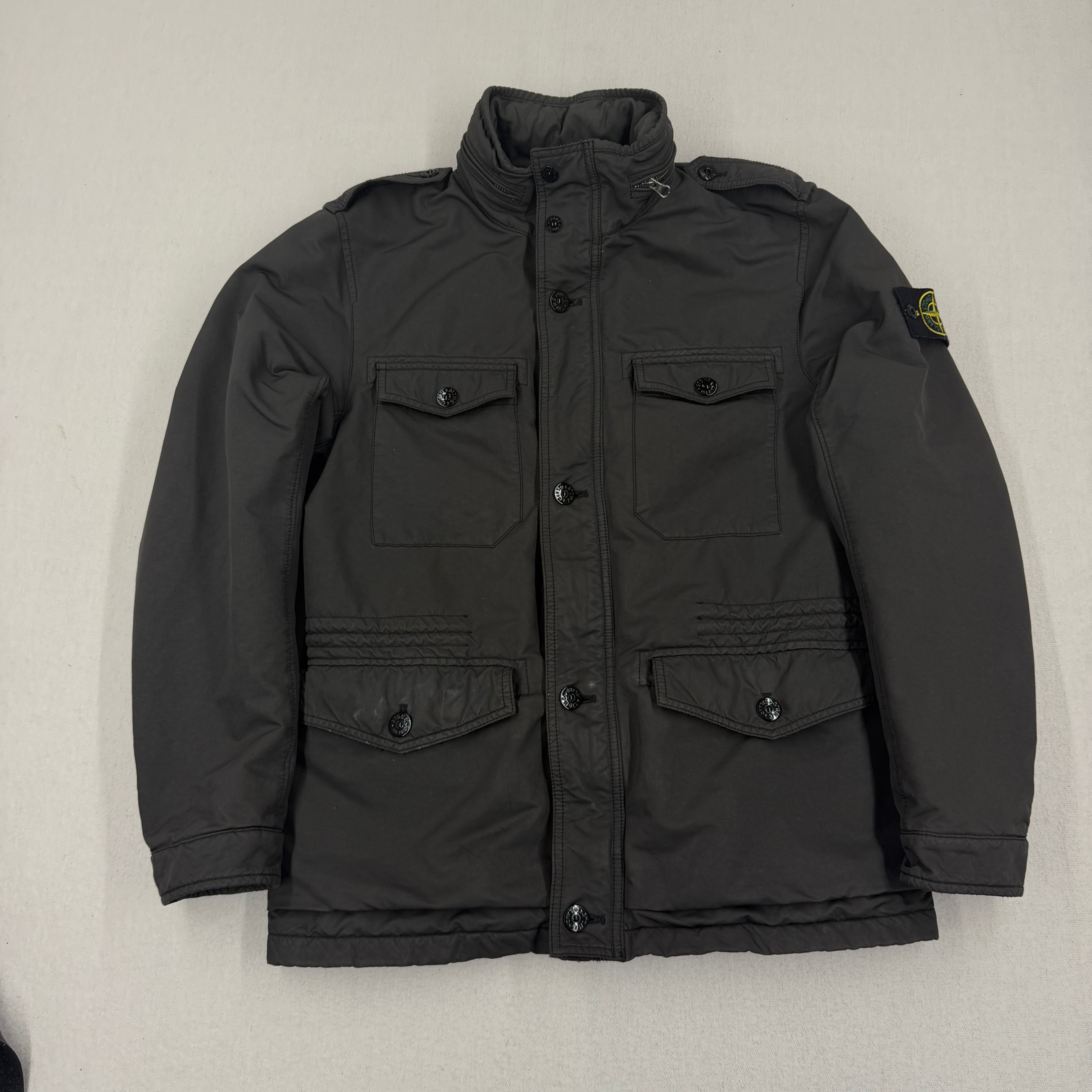 Stone Island David-TC M-65 Field Jacket front flat lay