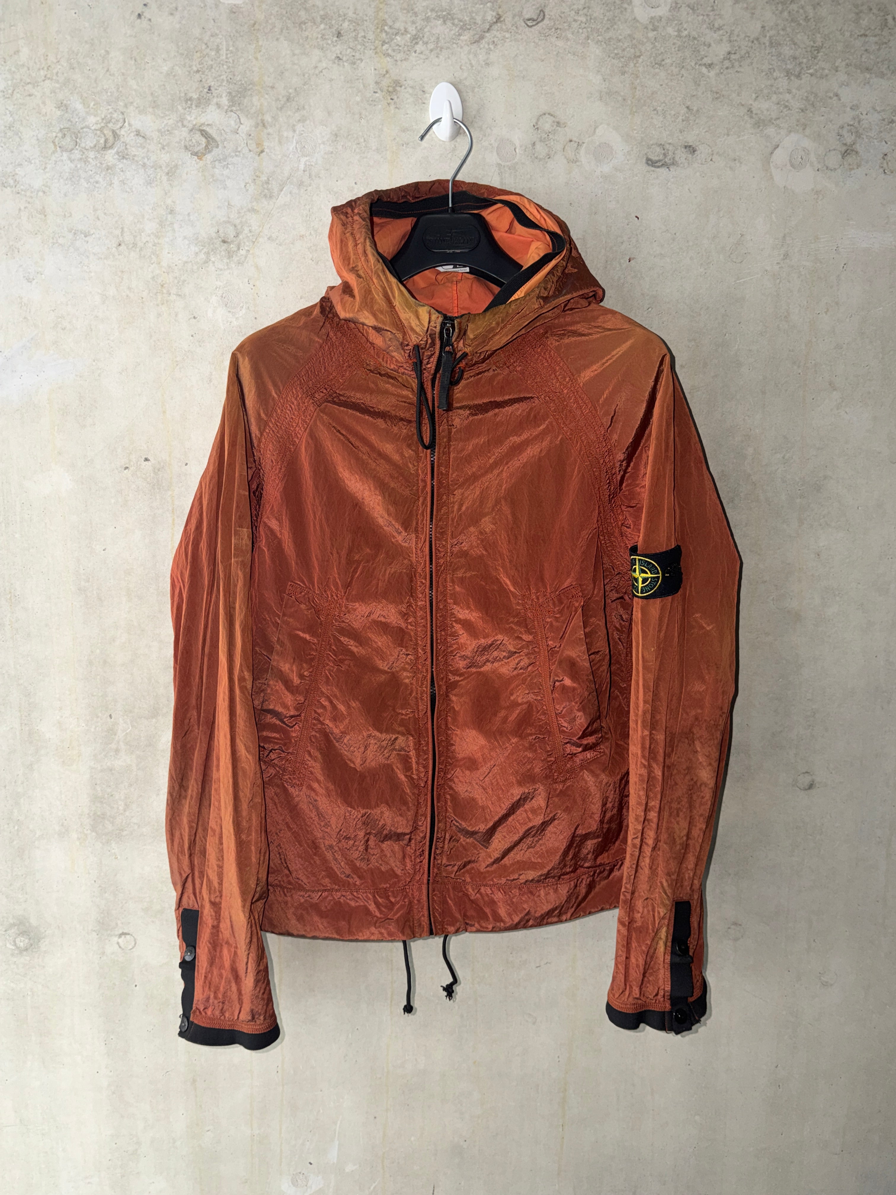 Stone Island Nylon Metal Hooded Jacket SS06 — front detail