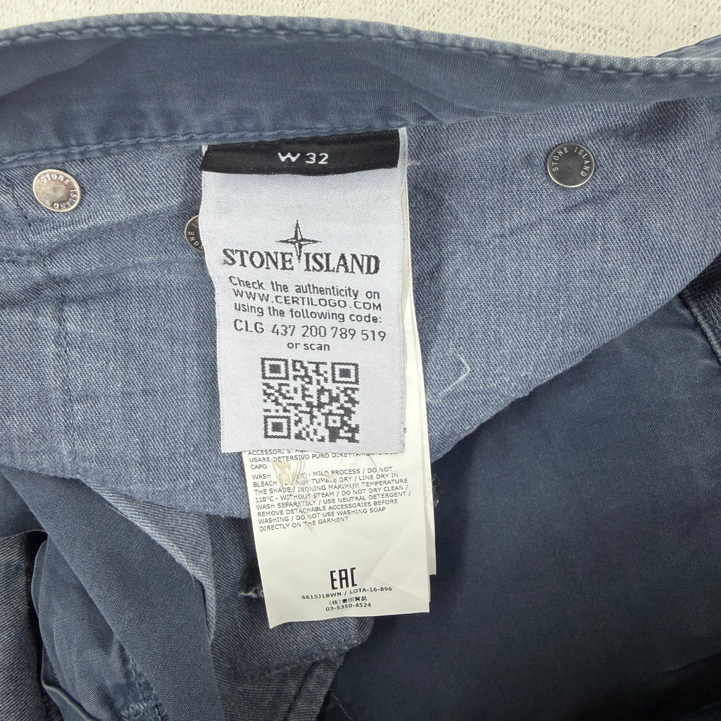 Stone Island Light Blue Denim Jeans - W32 | L34