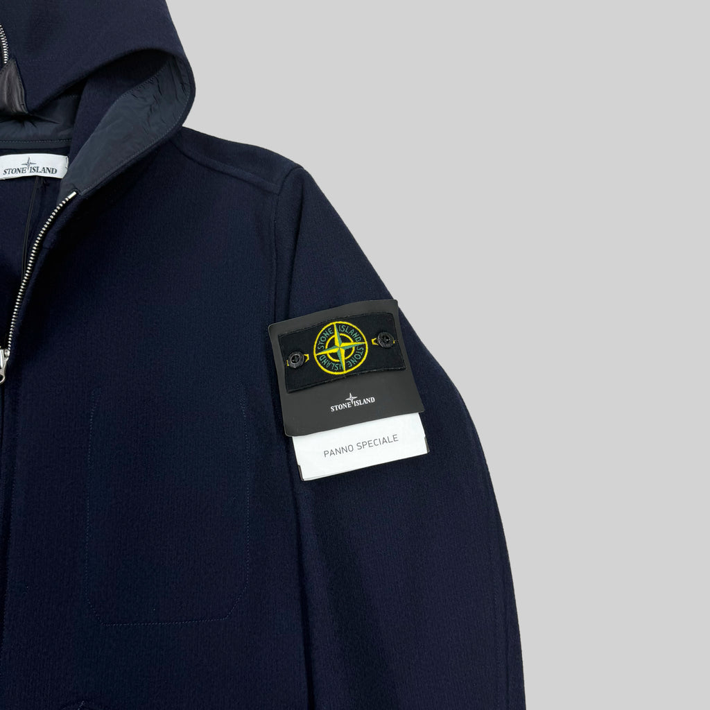 Stone Island Wool Jacket Electric Panno Speciale - Large