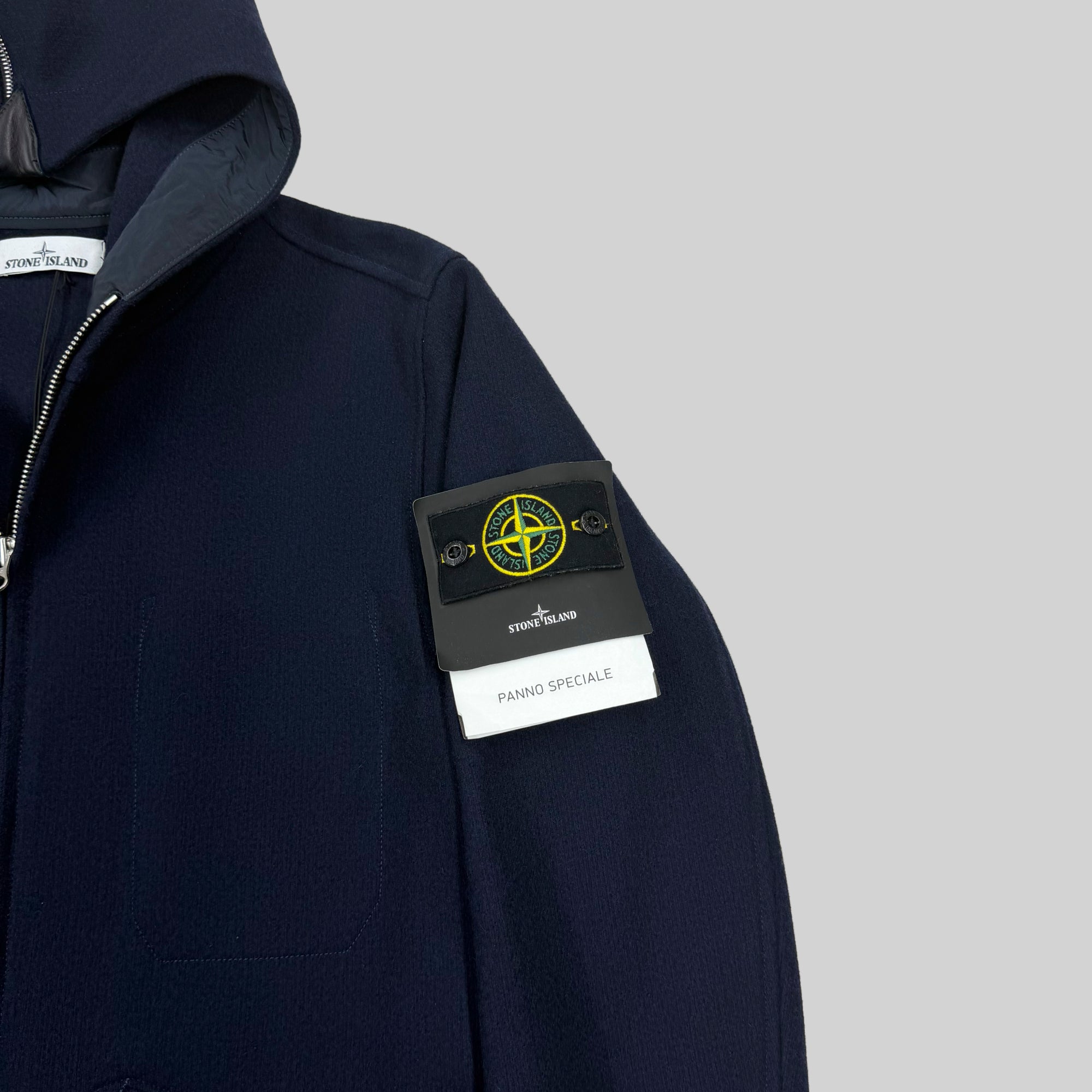 Stone Island Wool Jacket Electric Panno Speciale - Large