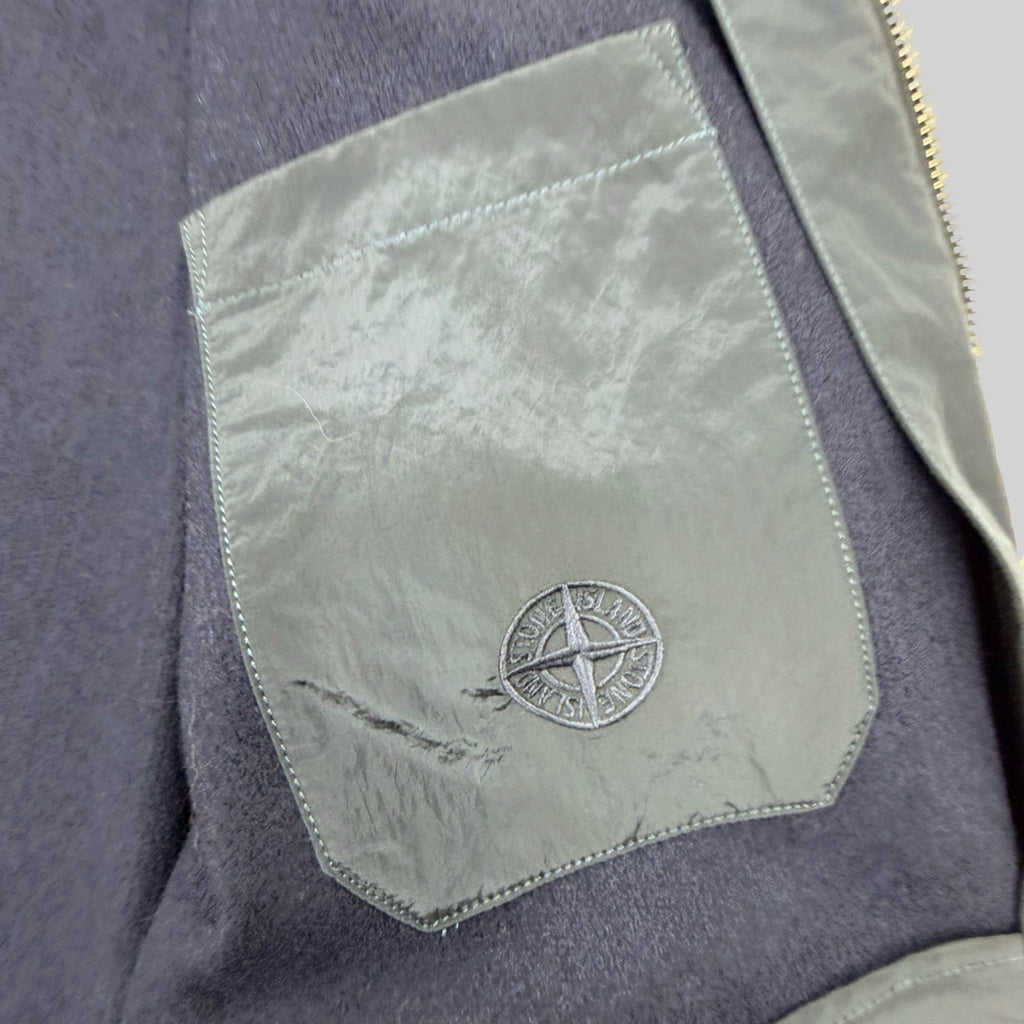 Stone Island Wool Jacket Electric Panno Speciale - Large