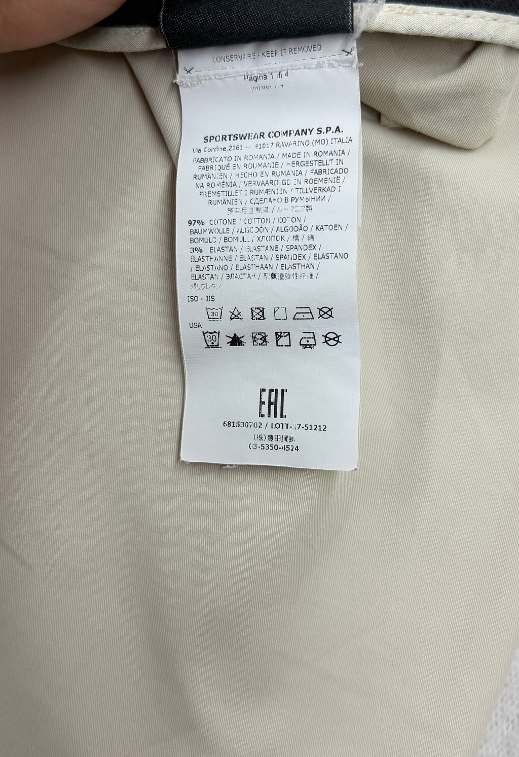 Stone Island Stellina Cargo Pants - W31