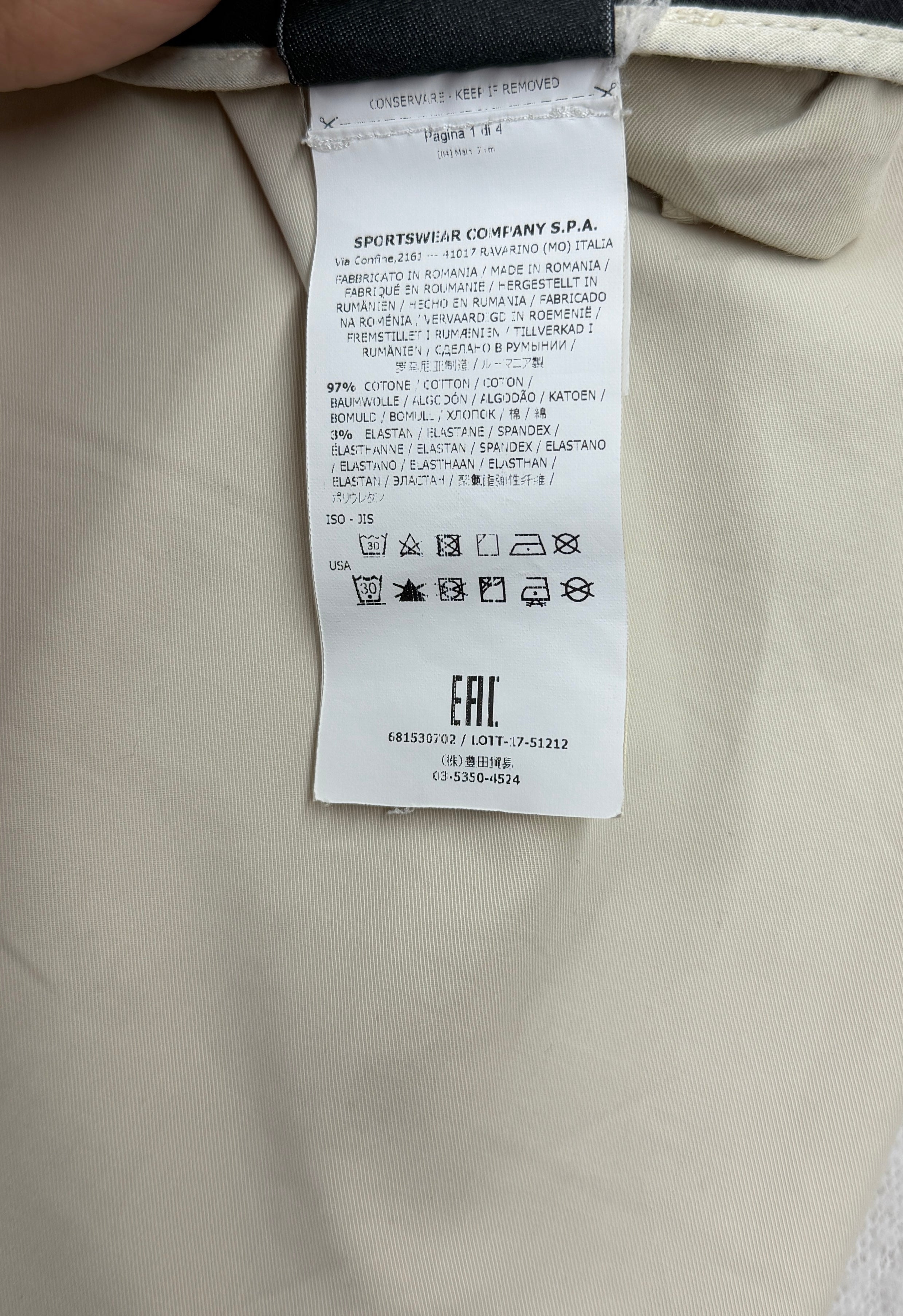 Stone Island Stellina Cargo Pants - W31