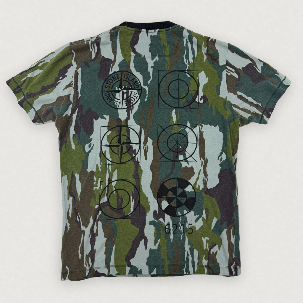 Stone Island Flowing Camo T-Shirt - Large