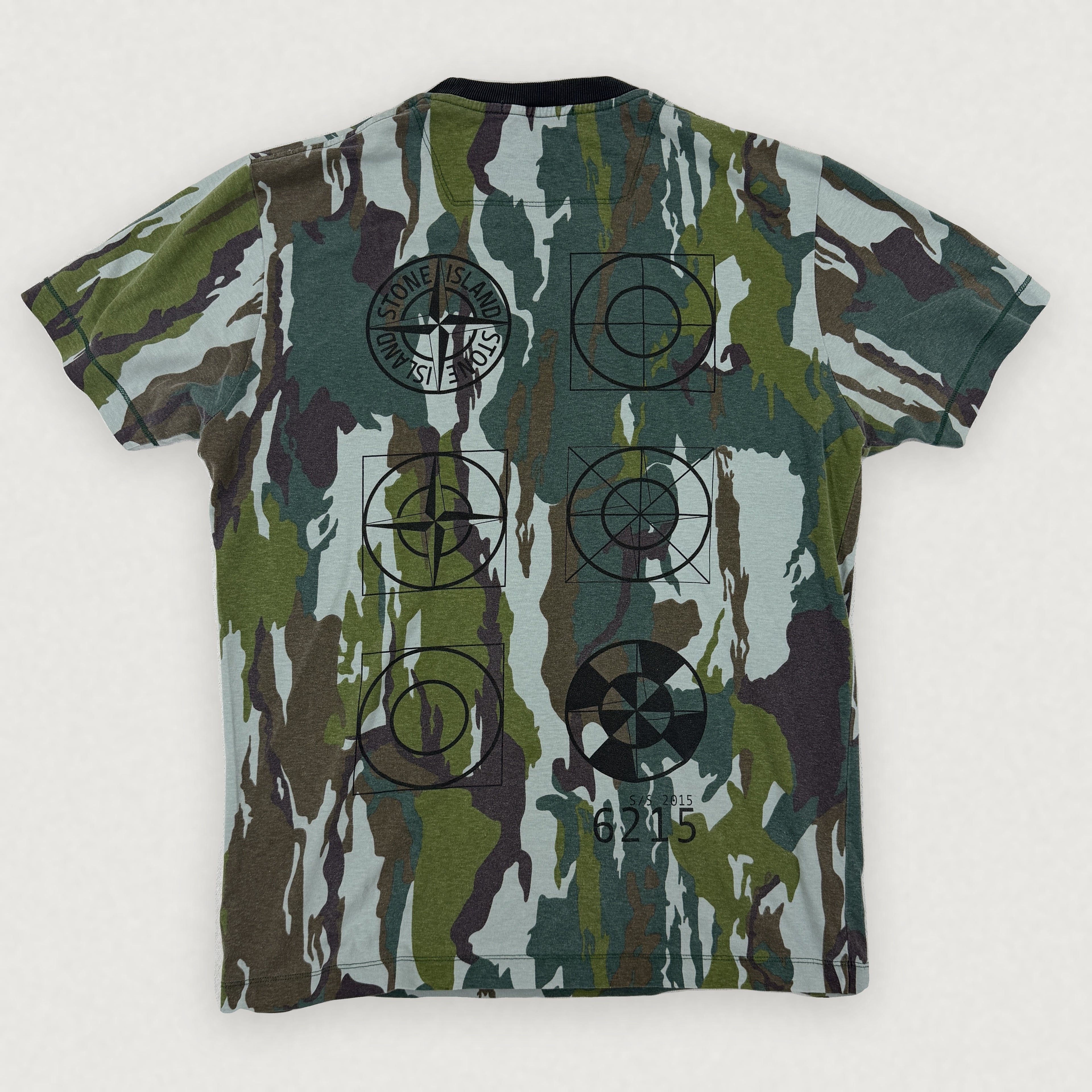 Stone Island Flowing Camo T-Shirt - Large