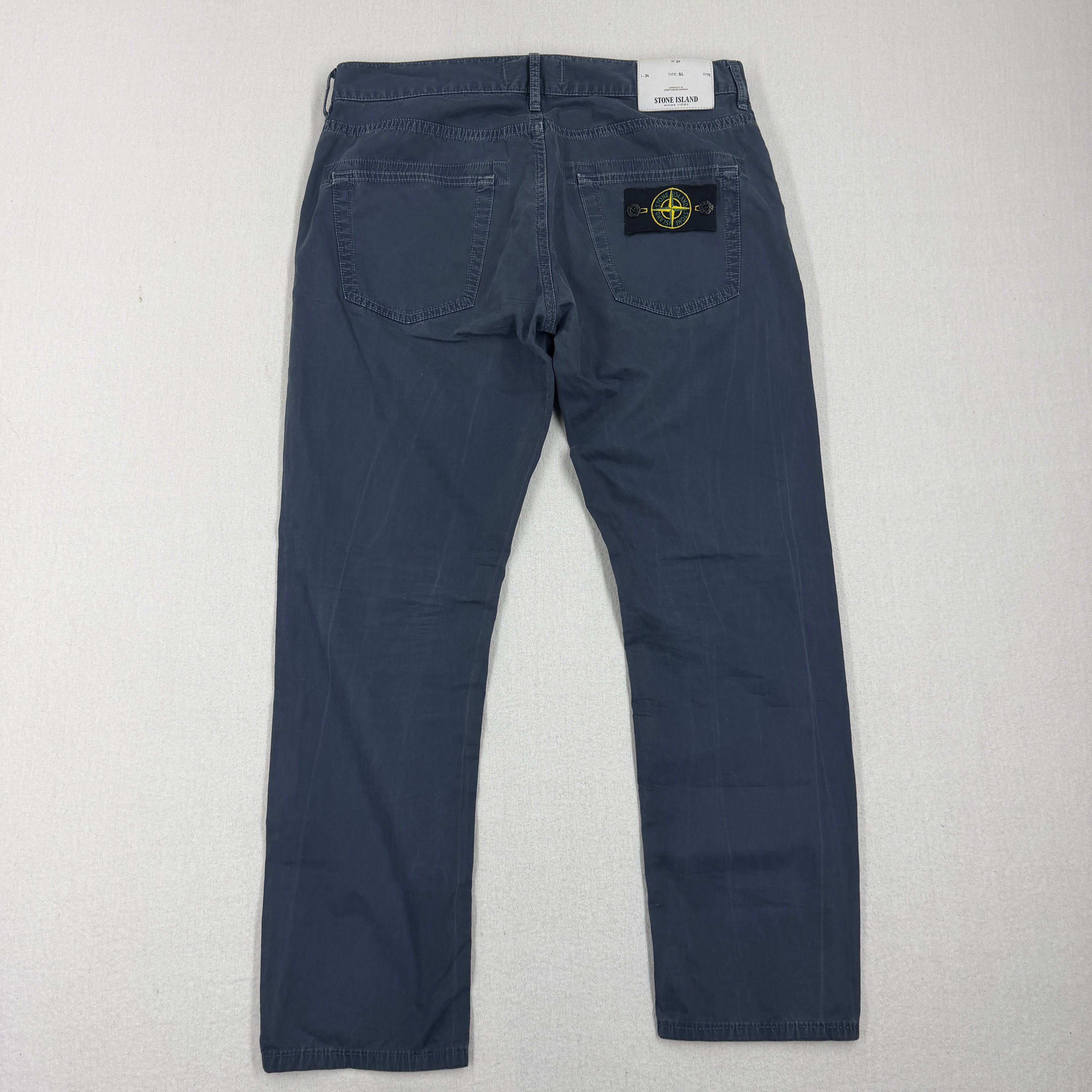 Stone Island Light Blue Denim Jeans - W32 | L34