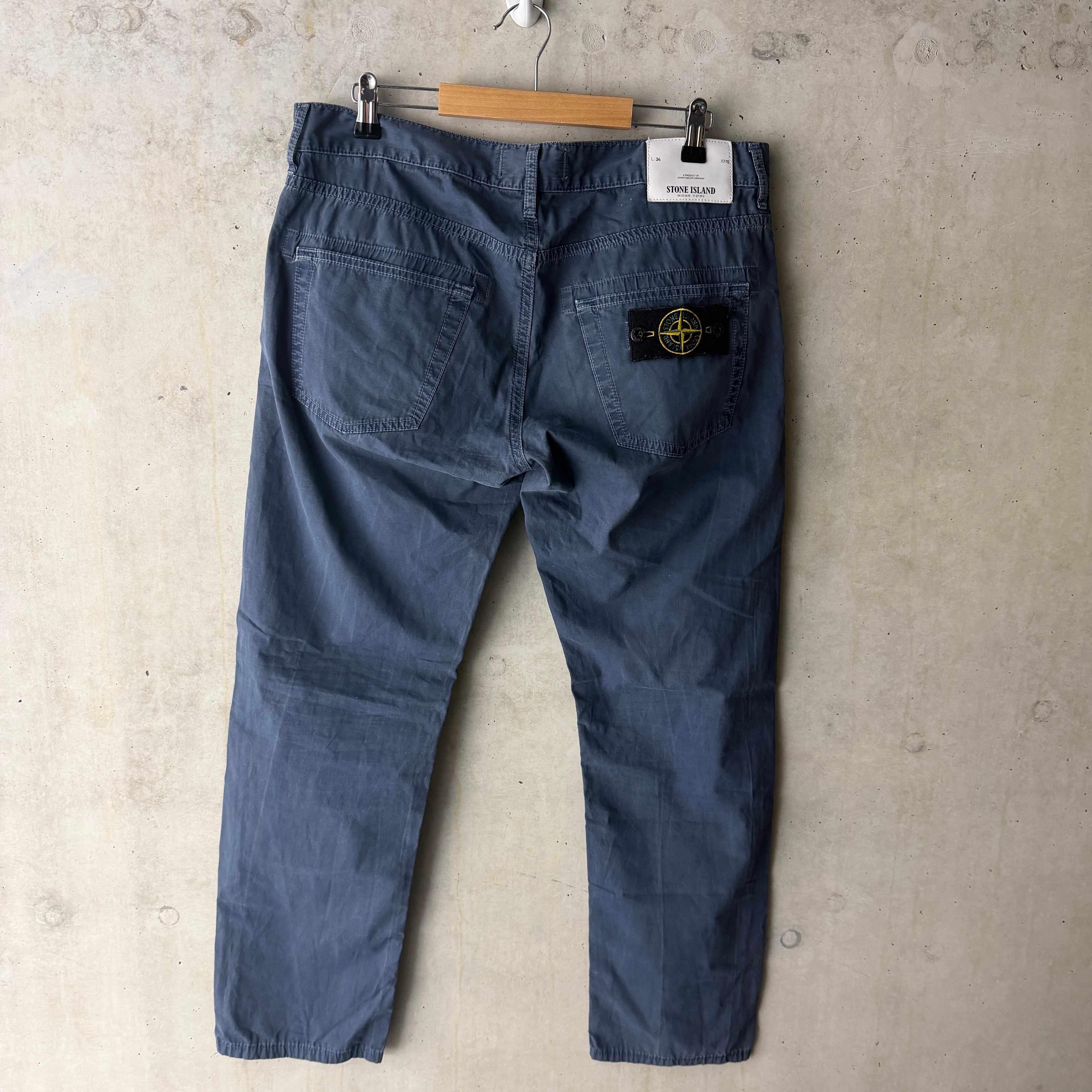 Stone Island Light Blue Denim Jeans - W32 | L34