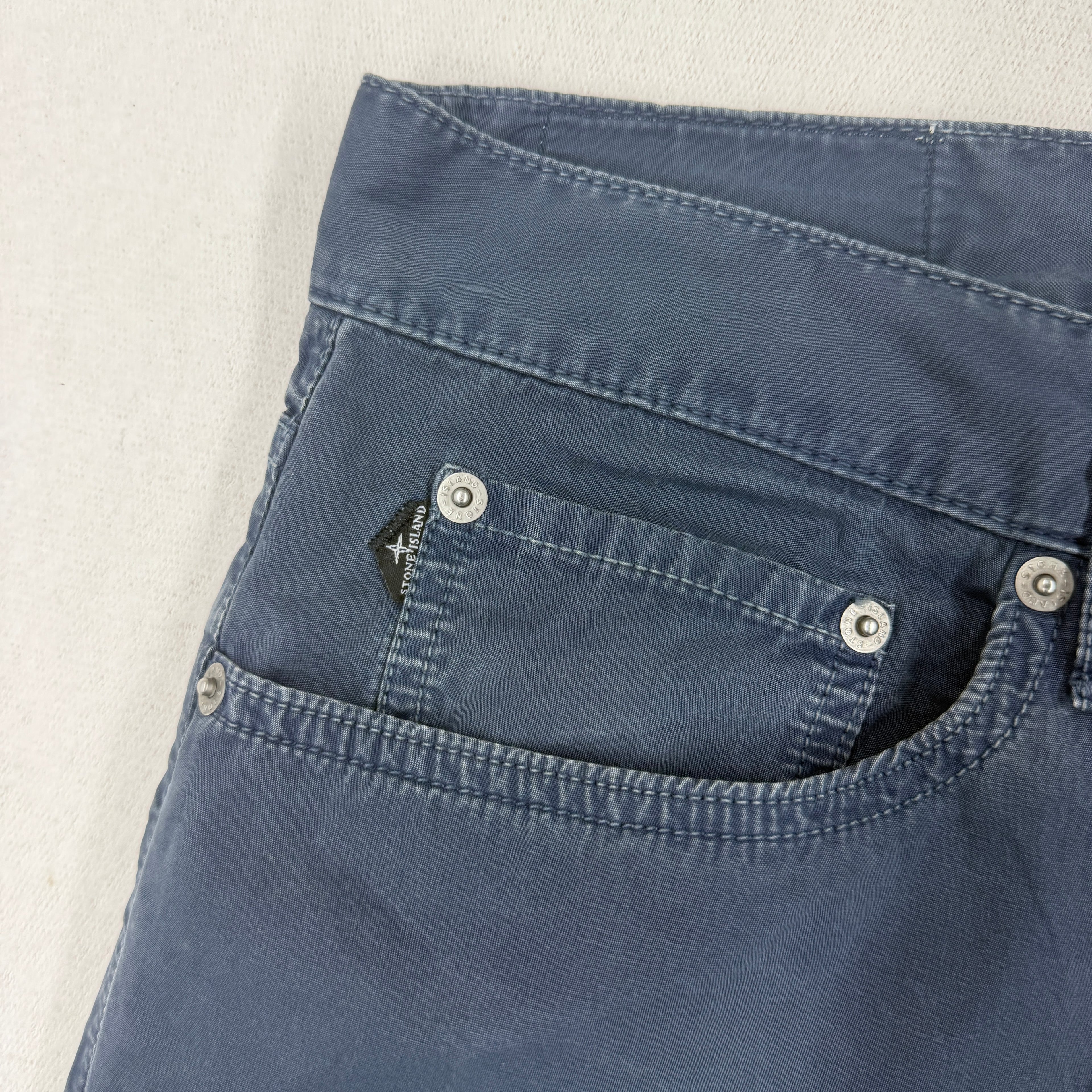 Stone Island Light Blue Denim Jeans - W32 | L34
