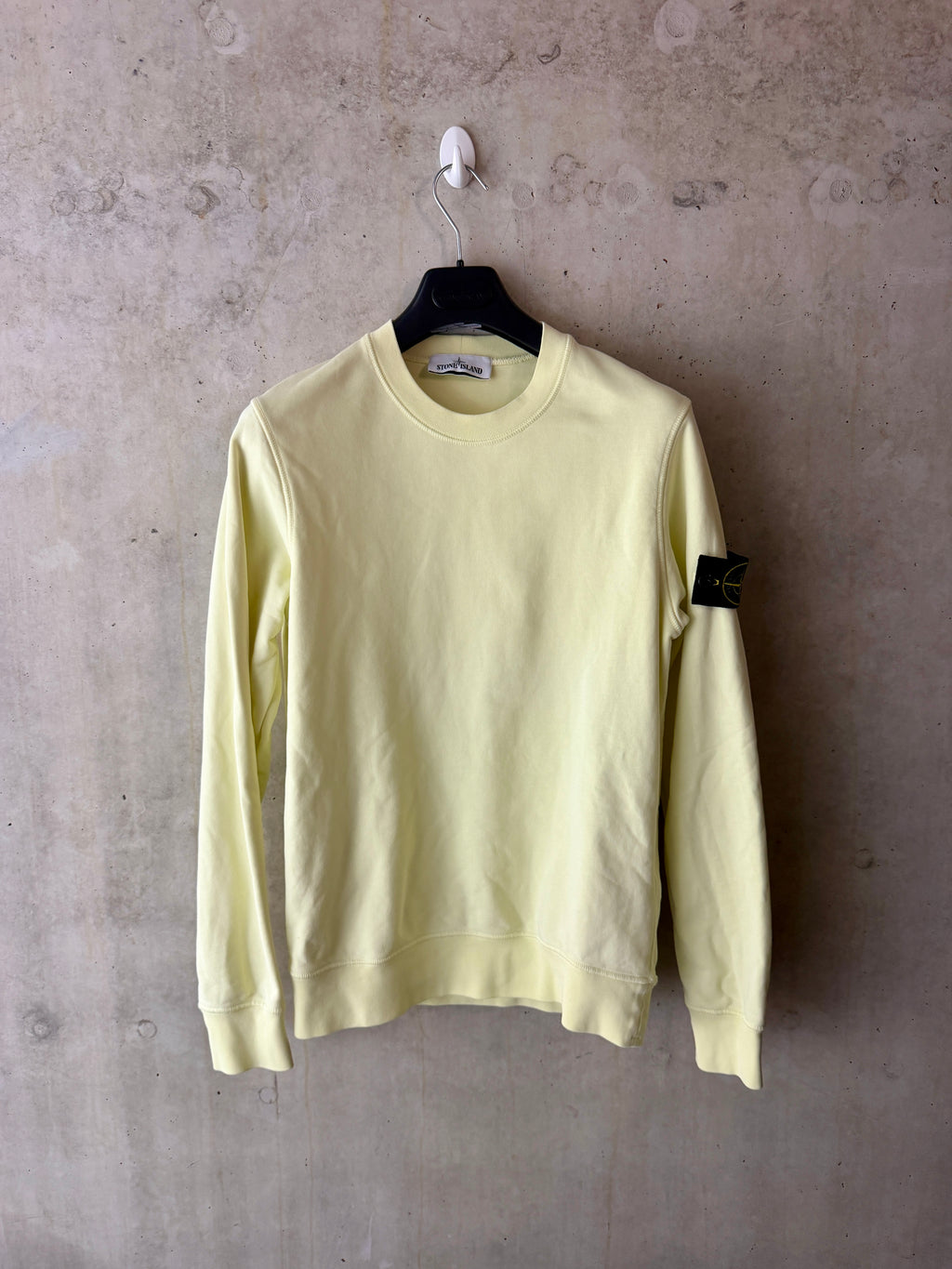 Stone Island Garment Dyed Crewneck Sweatshirt - Small