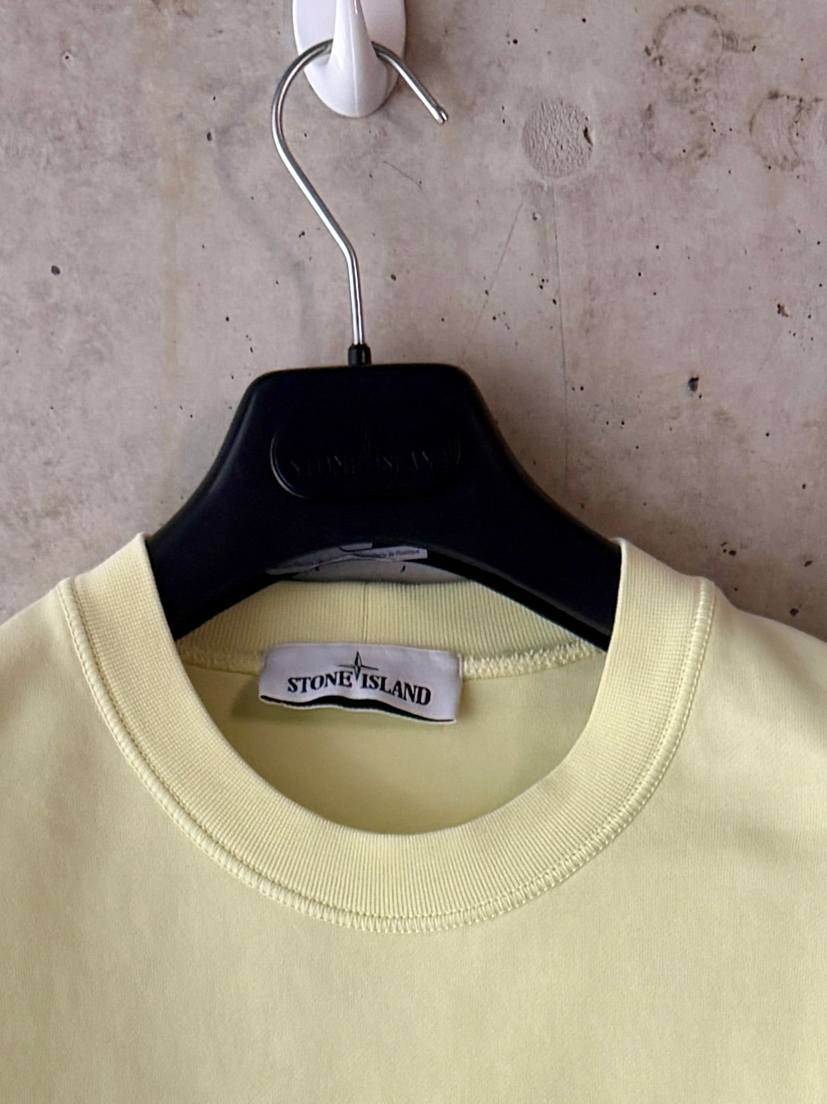 Stone Island Garment Dyed Crewneck Sweatshirt - Small