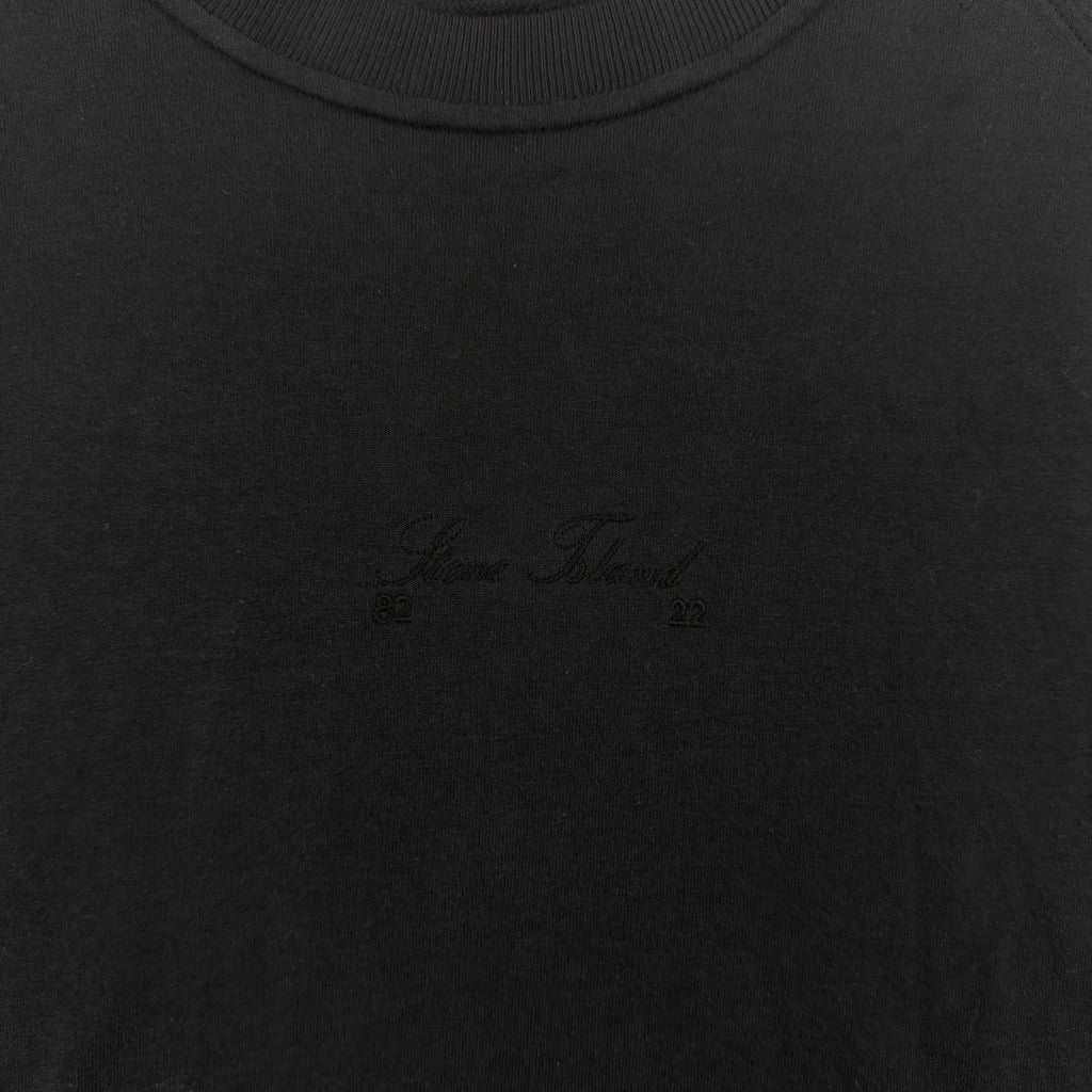 Stone Island 40th Anni 82/22 Black T-Shirt - Large