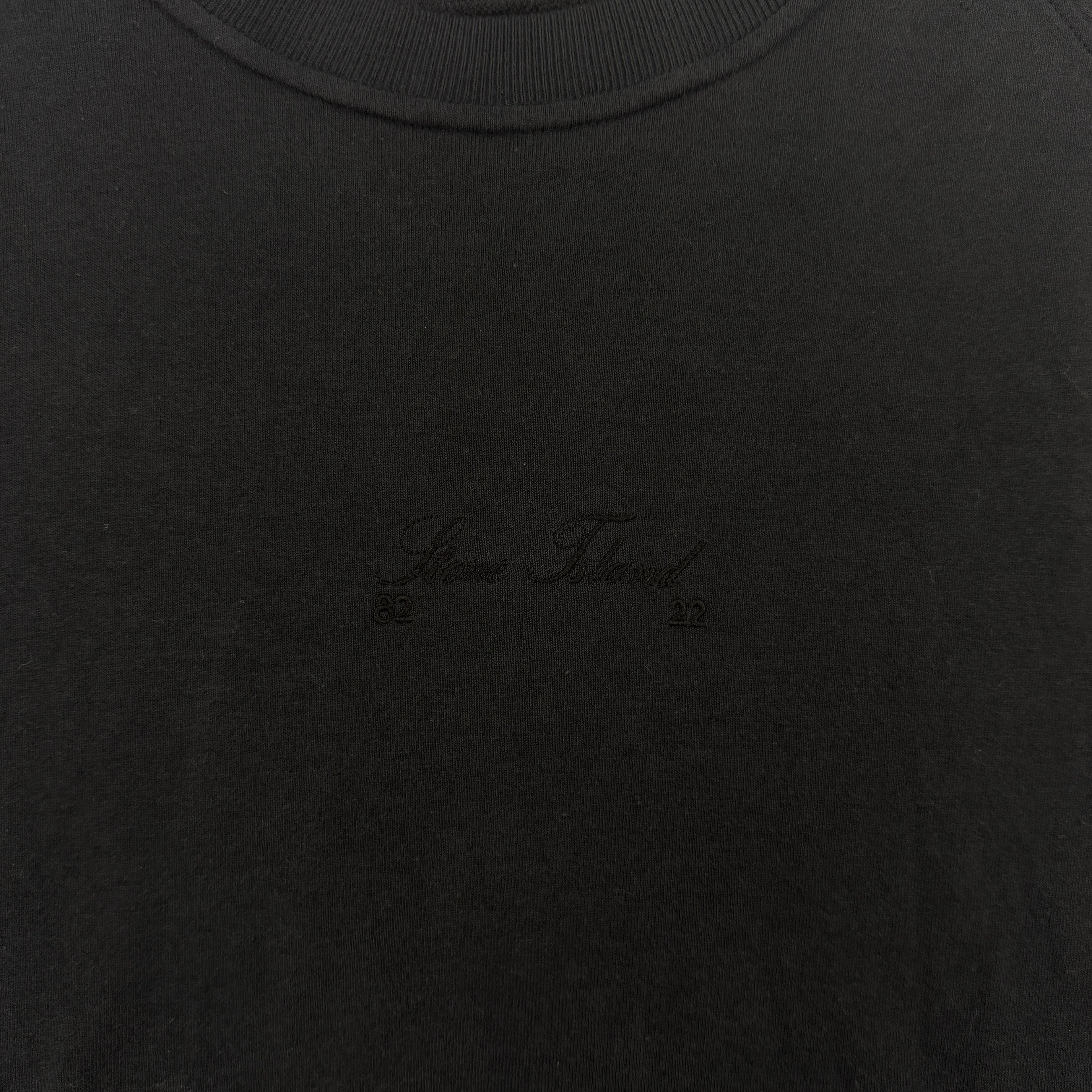 Stone Island 40th Anni 82/22 Black T-Shirt - Large