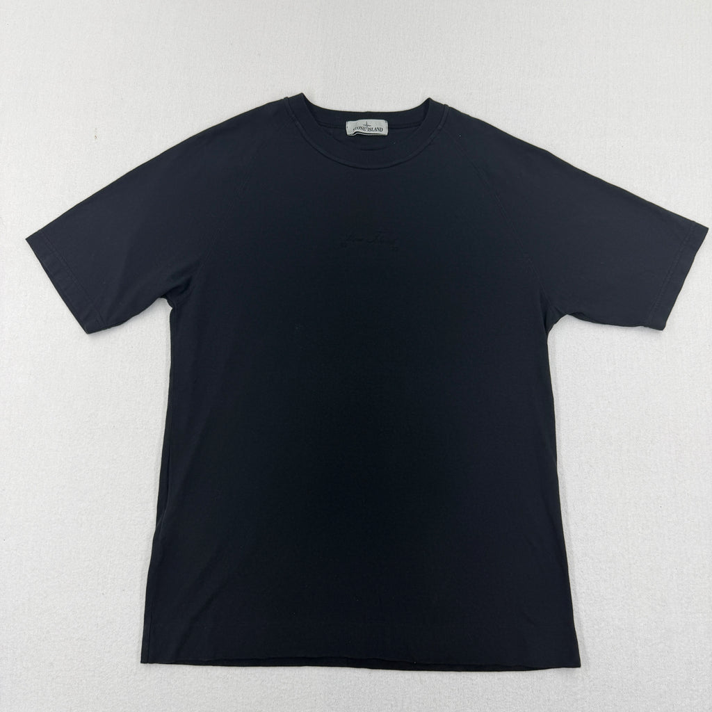 Stone Island 40th Anni 82/22 Black T-Shirt - Large