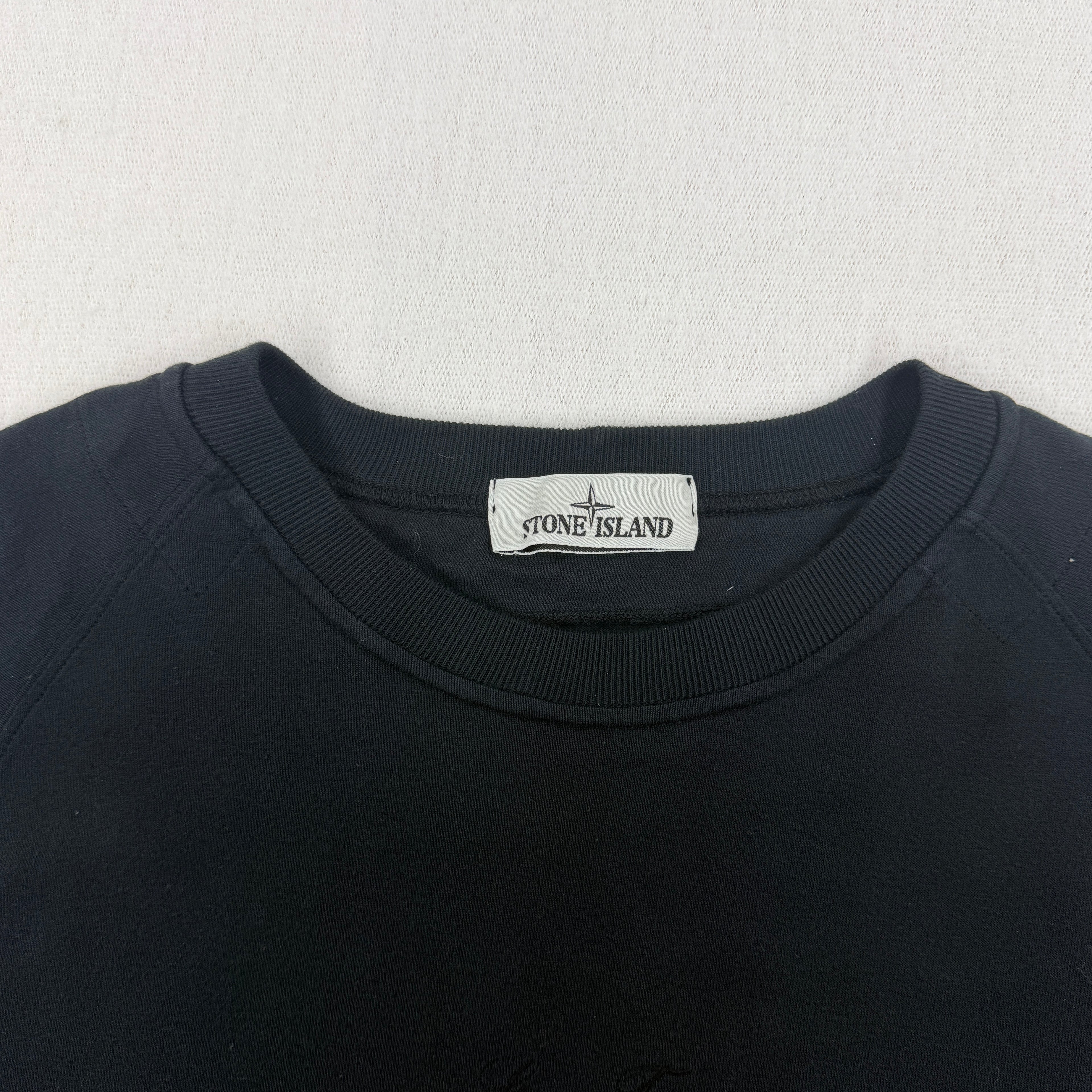 Stone Island 40th Anni 82/22 Black T-Shirt - Large