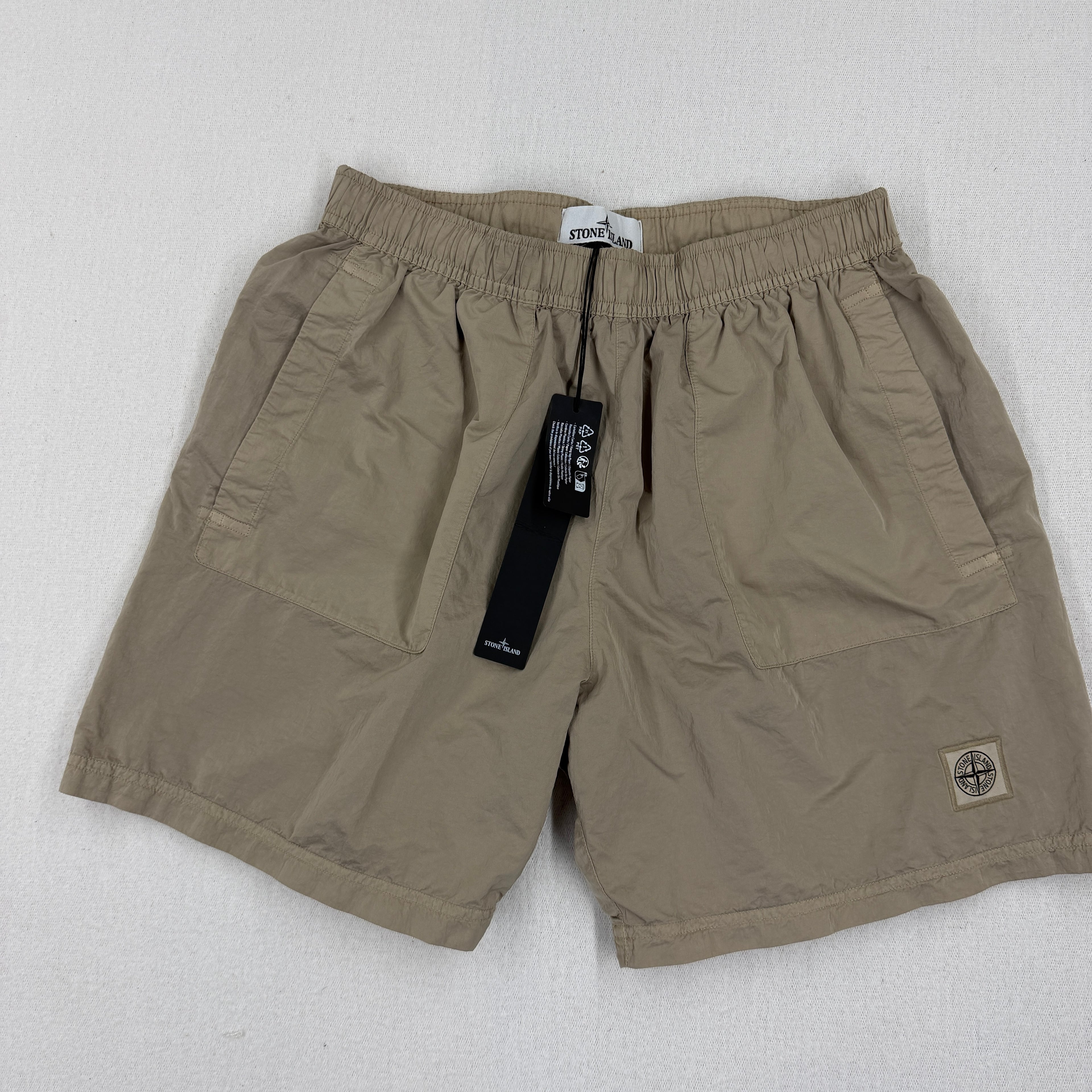 Stone Island Beach Shorts - Medium
