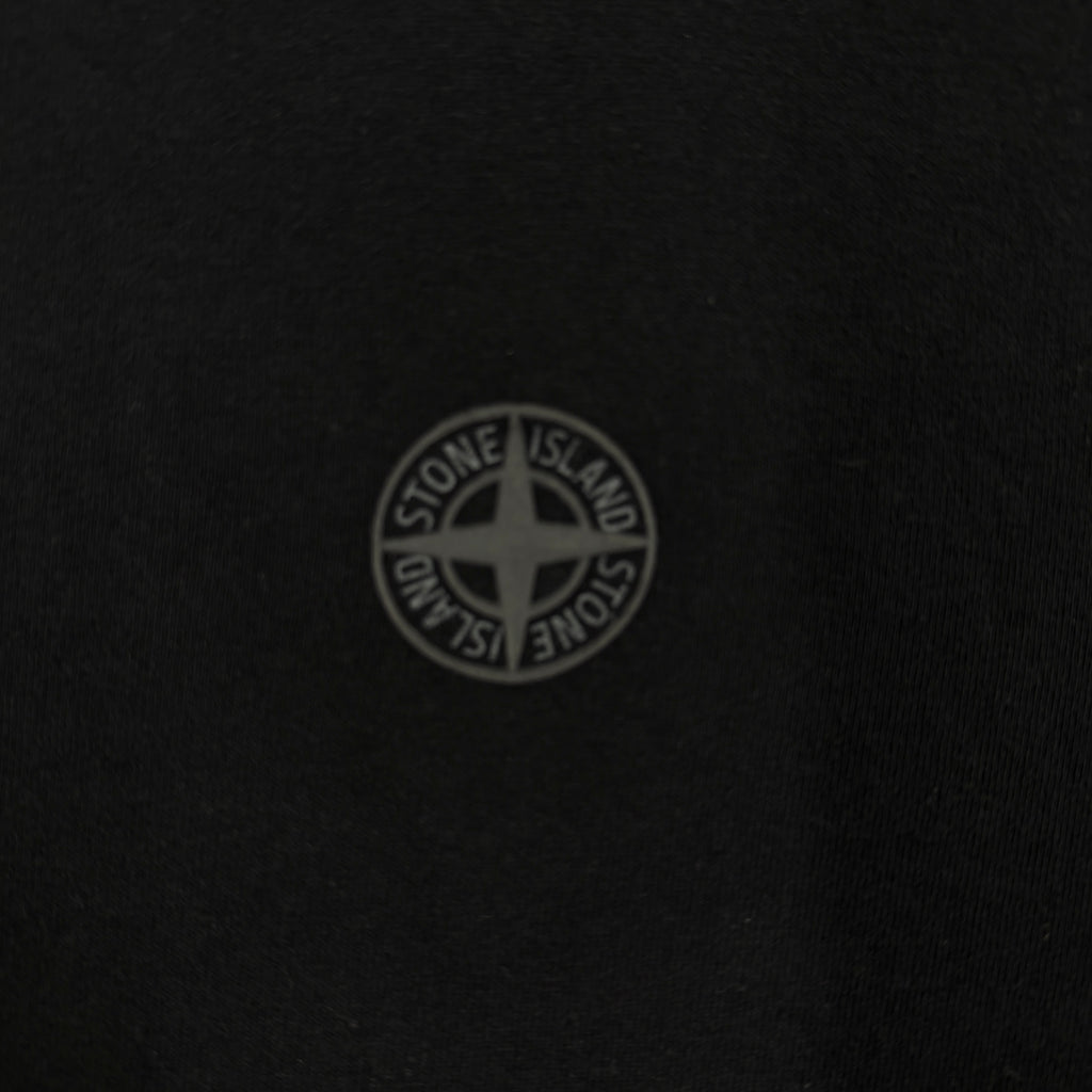 Stone Island Black Garment Dyed Short Sleeved T-Shirt - XL