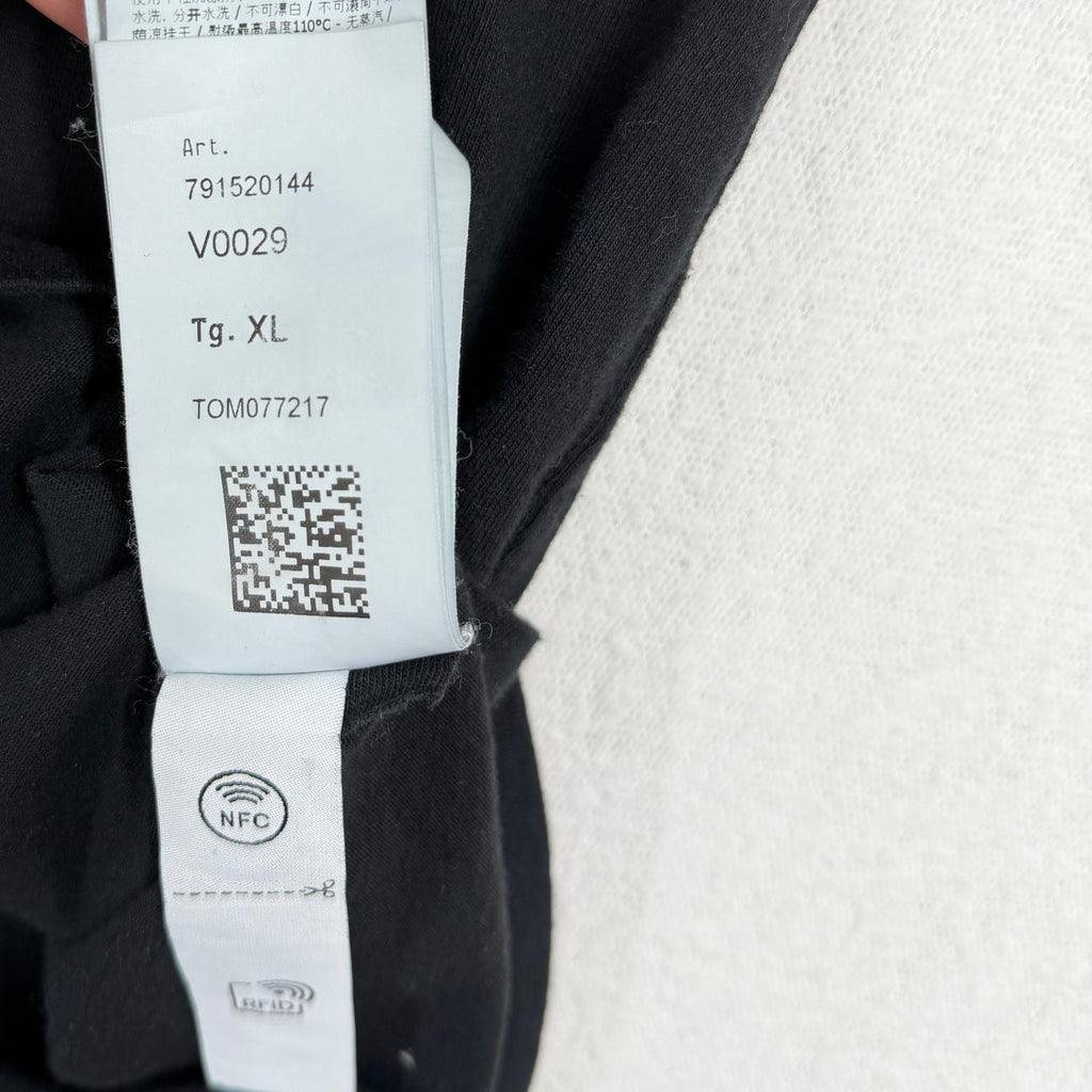 Stone Island Black Garment Dyed Short Sleeved T-Shirt - XL