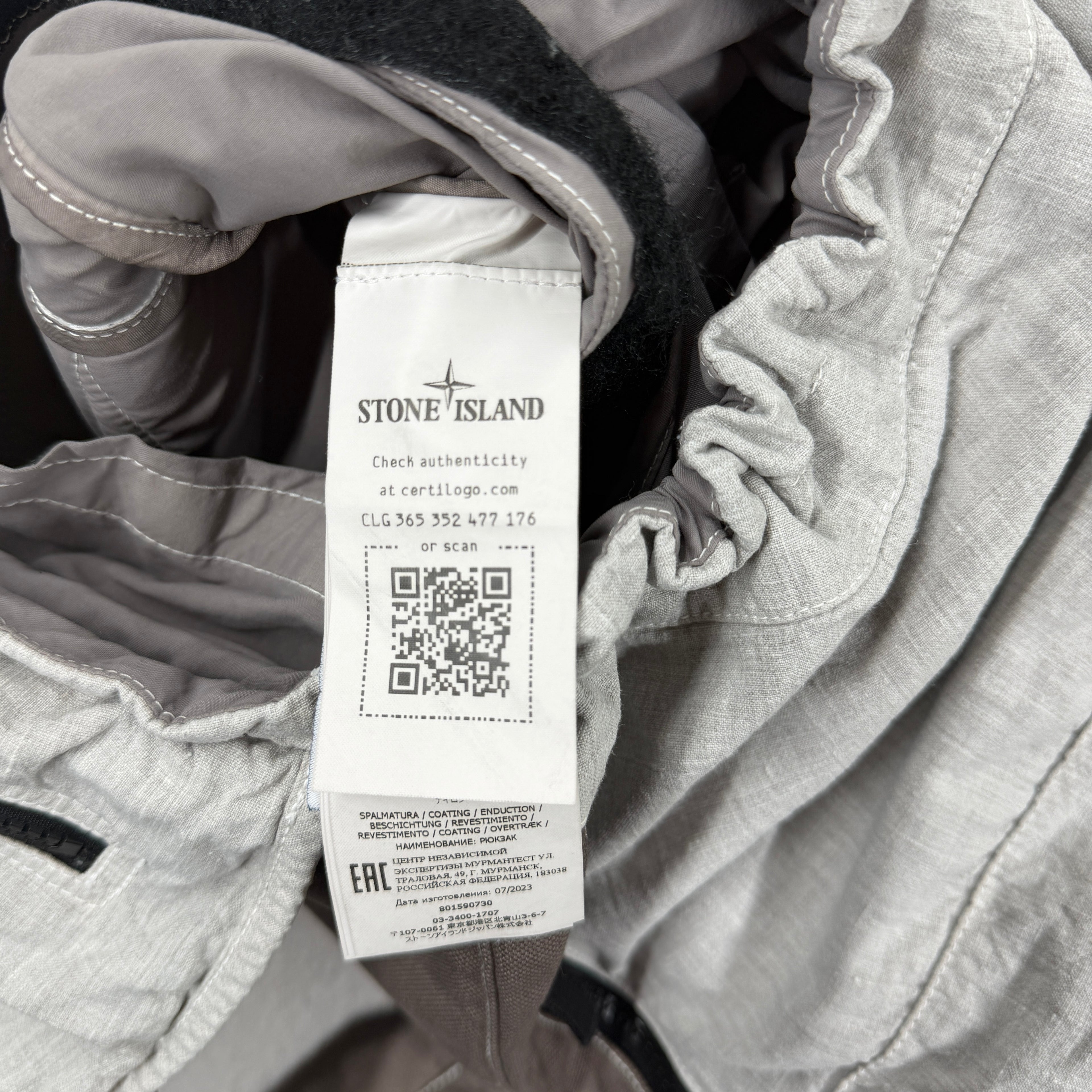 Stone Island Drawstring Backpack - UNI
