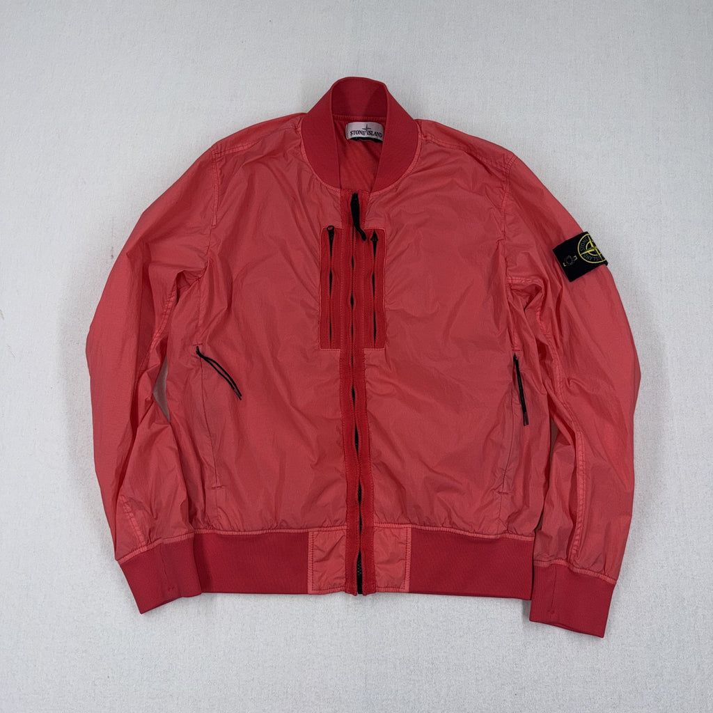 Stone Island Garment Dyed Crinkle Reps NY Bomber Jacket - Medium