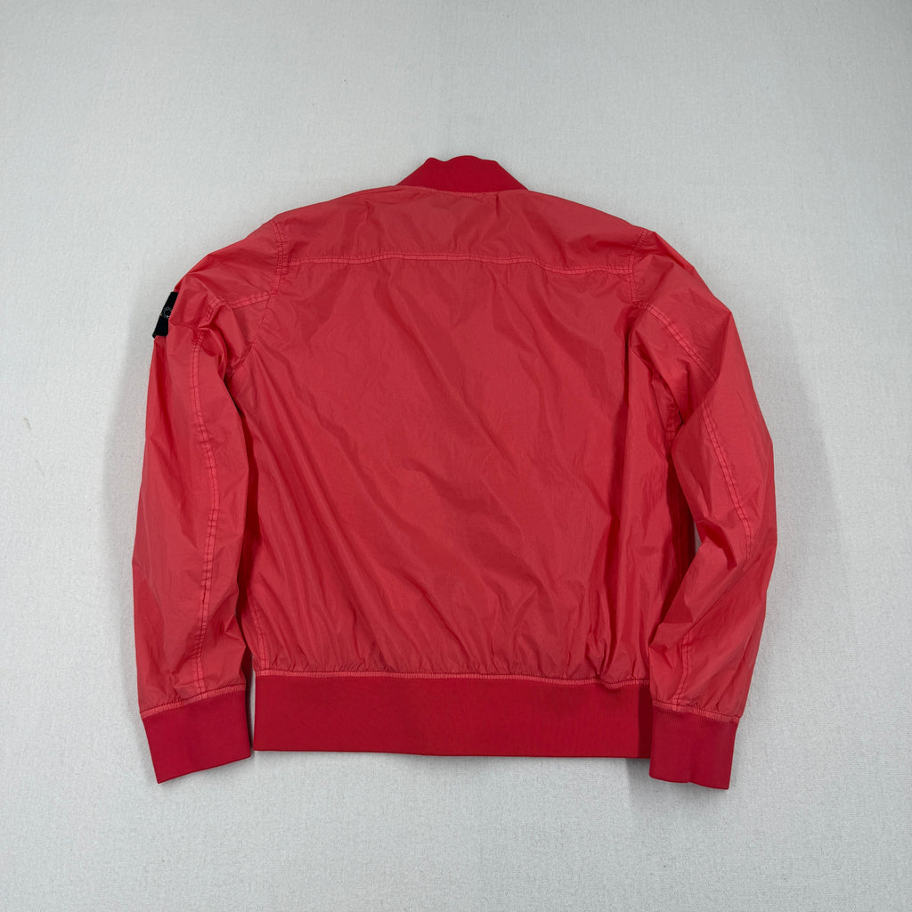 Stone Island Garment Dyed Crinkle Reps NY Bomber Jacket - Medium