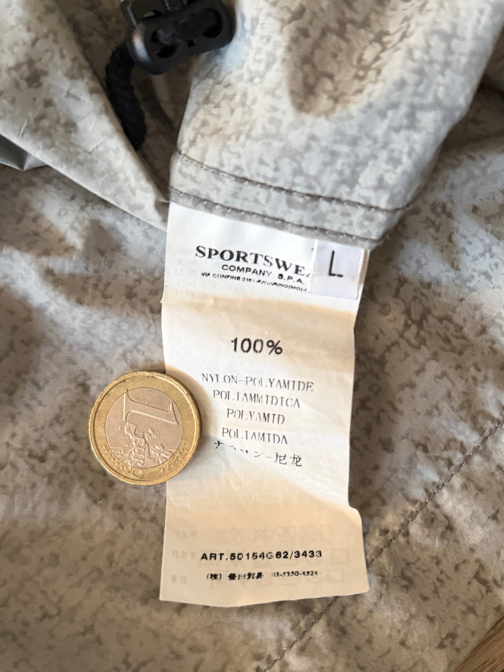Stone Island Printed Monofilament Jacket - Large