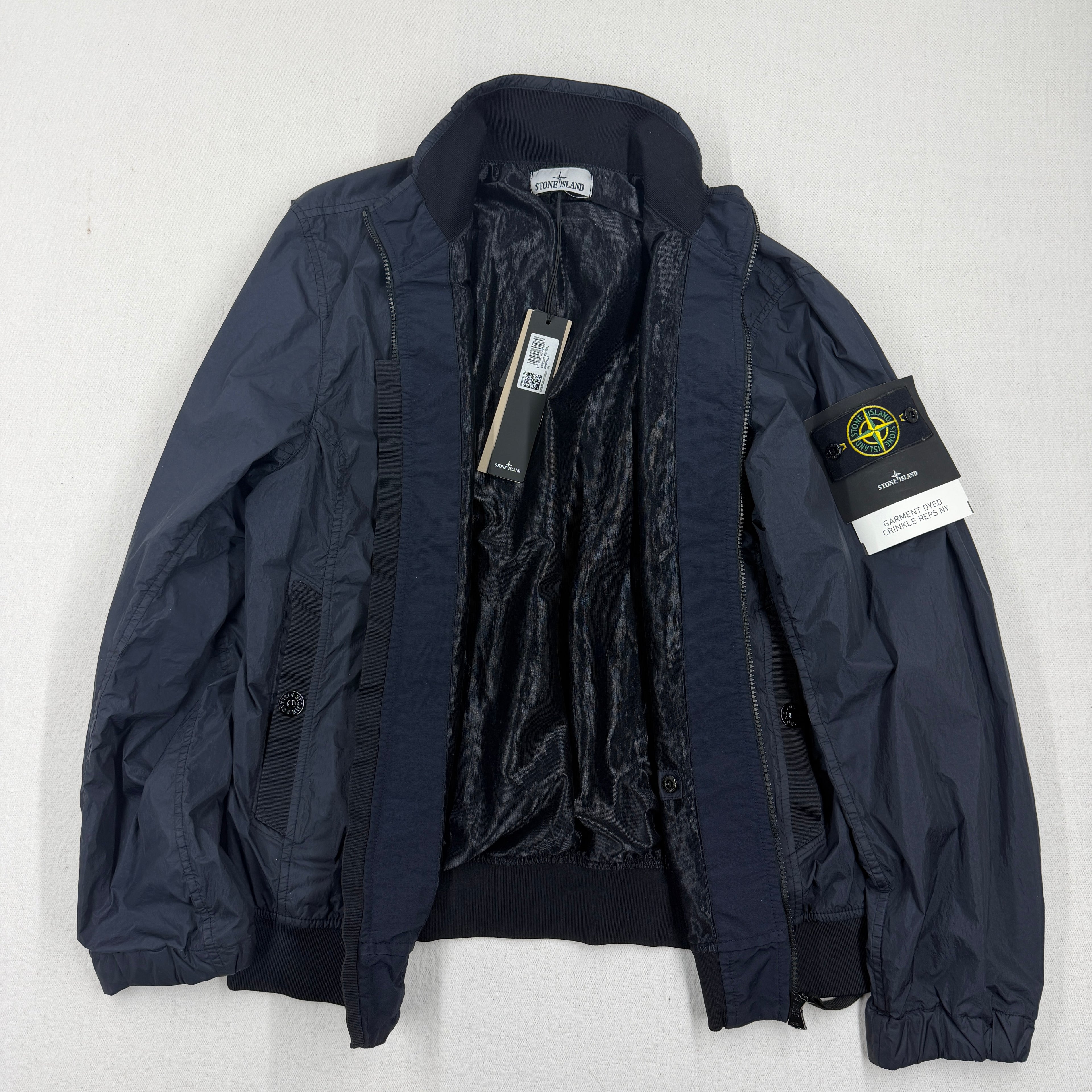 Stone Island Garment Dyed Crinkle Reps NY Jacket - Large