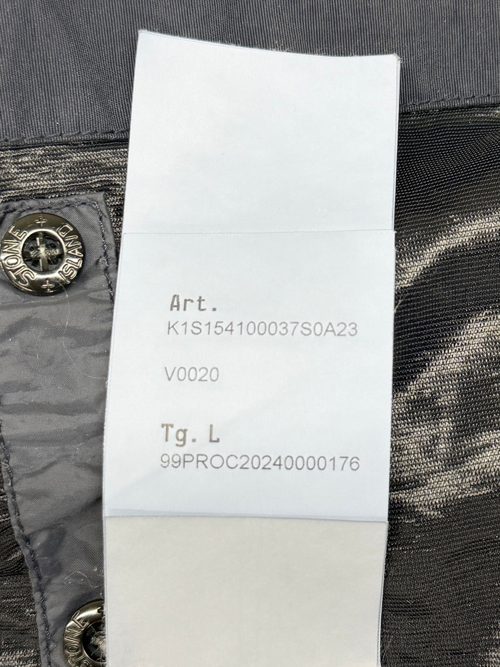 Stone Island Garment Dyed Crinkle Reps NY Jacket - Large