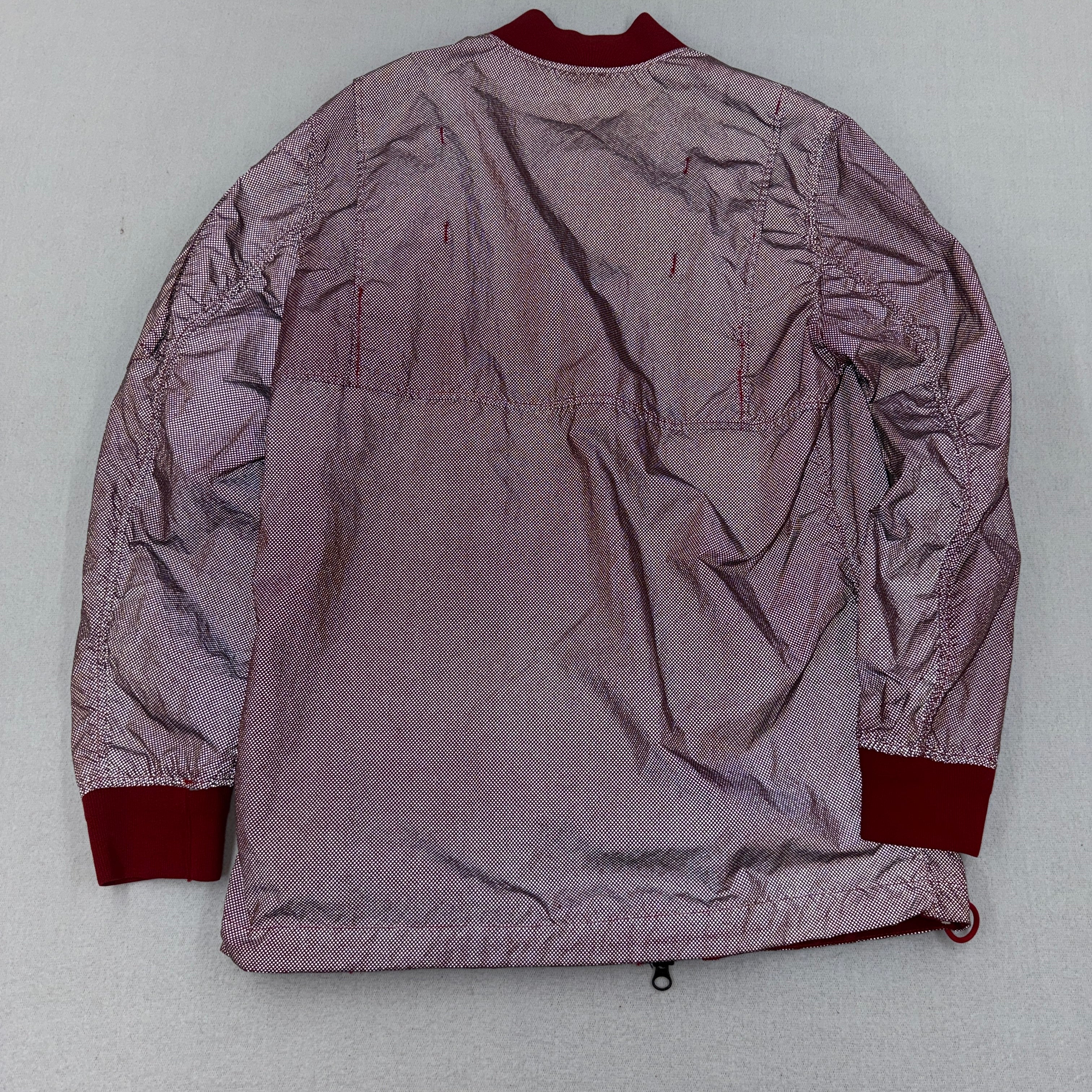 Stone Island Garment Dyed Pixel Reflective Bomber Jacket - Large