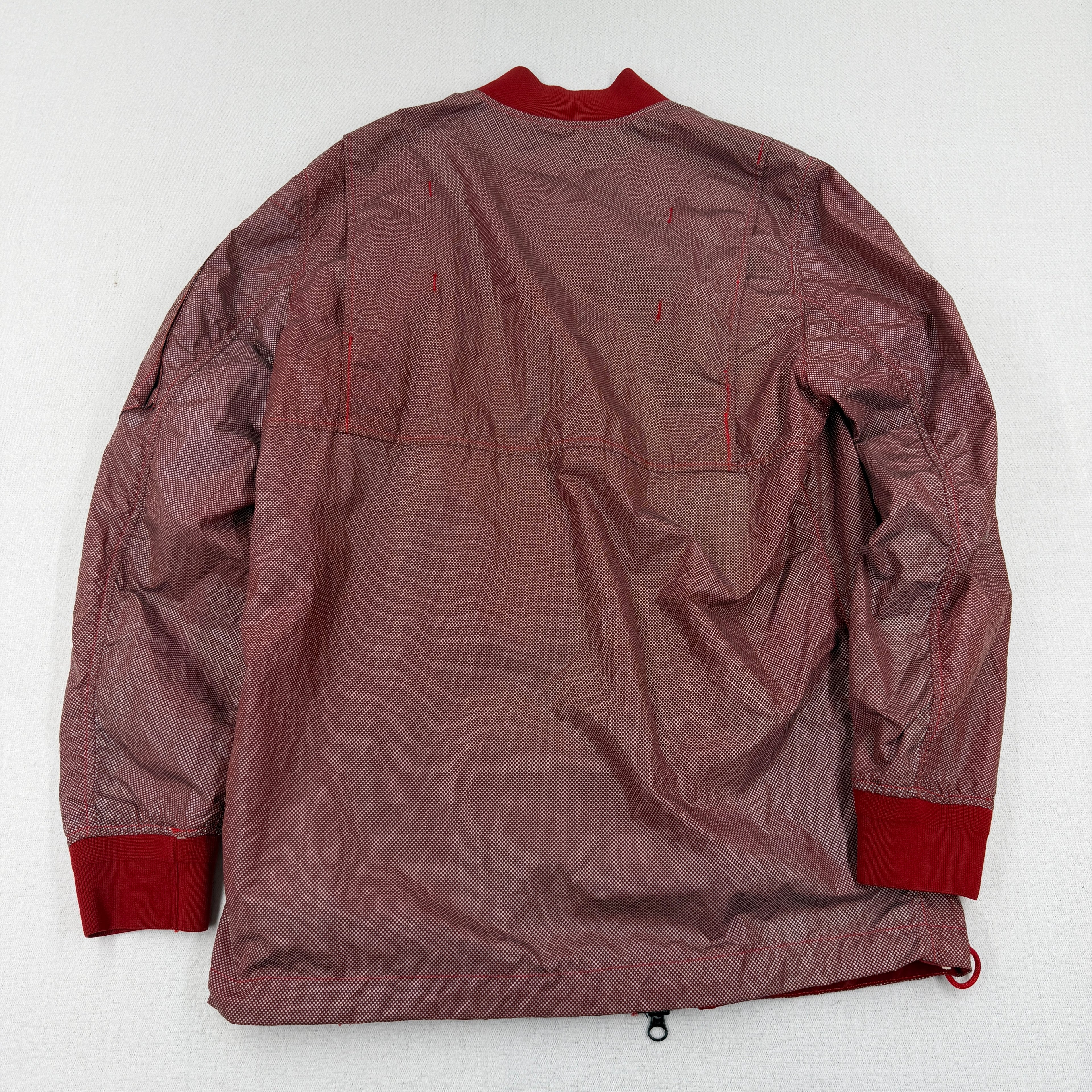 Stone Island Garment Dyed Pixel Reflective Bomber Jacket - Large