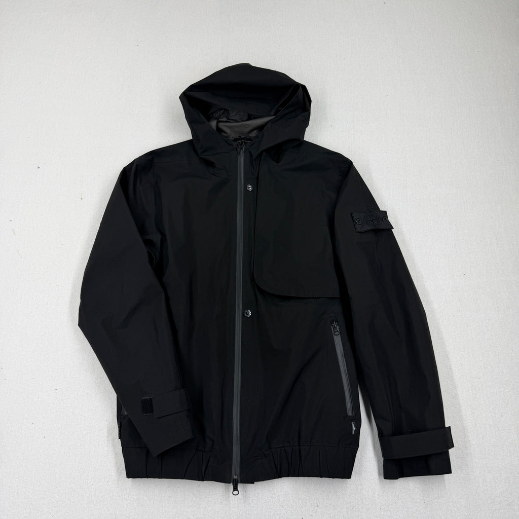 Stone Island Shadow Black Project GORE-TEX Paclite Shell Jacket - Large