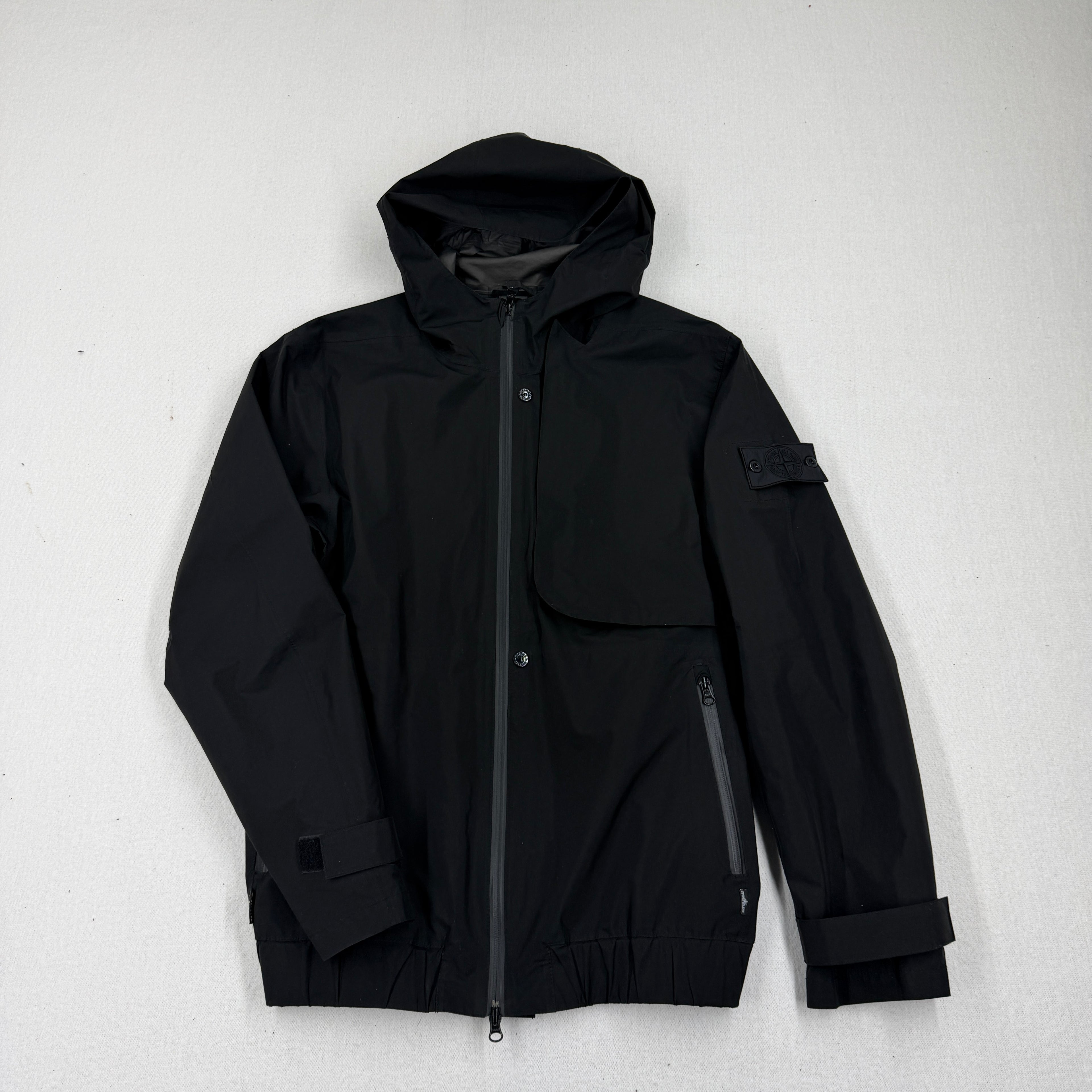 Stone Island Shadow Black Project GORE-TEX Paclite Shell Jacket - Large