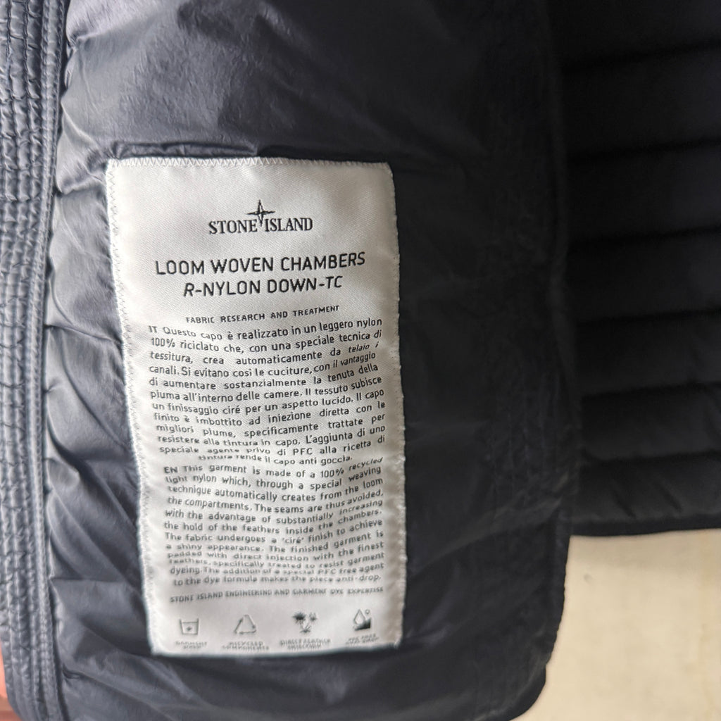 Stone Island Loom Woven Chambers R-Nylon Down-TC Vest - Small