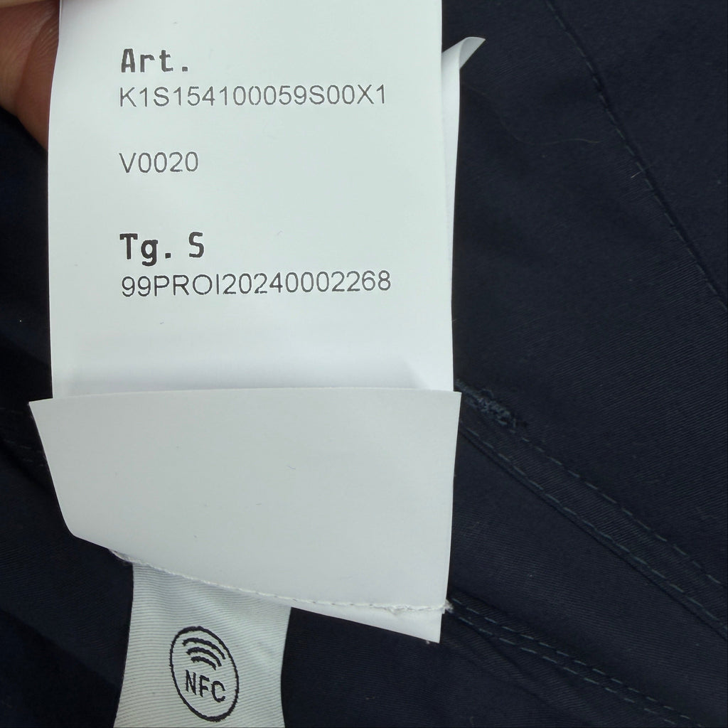 Stone Island Marina  Navy Aluminum Tela Jacket - Small