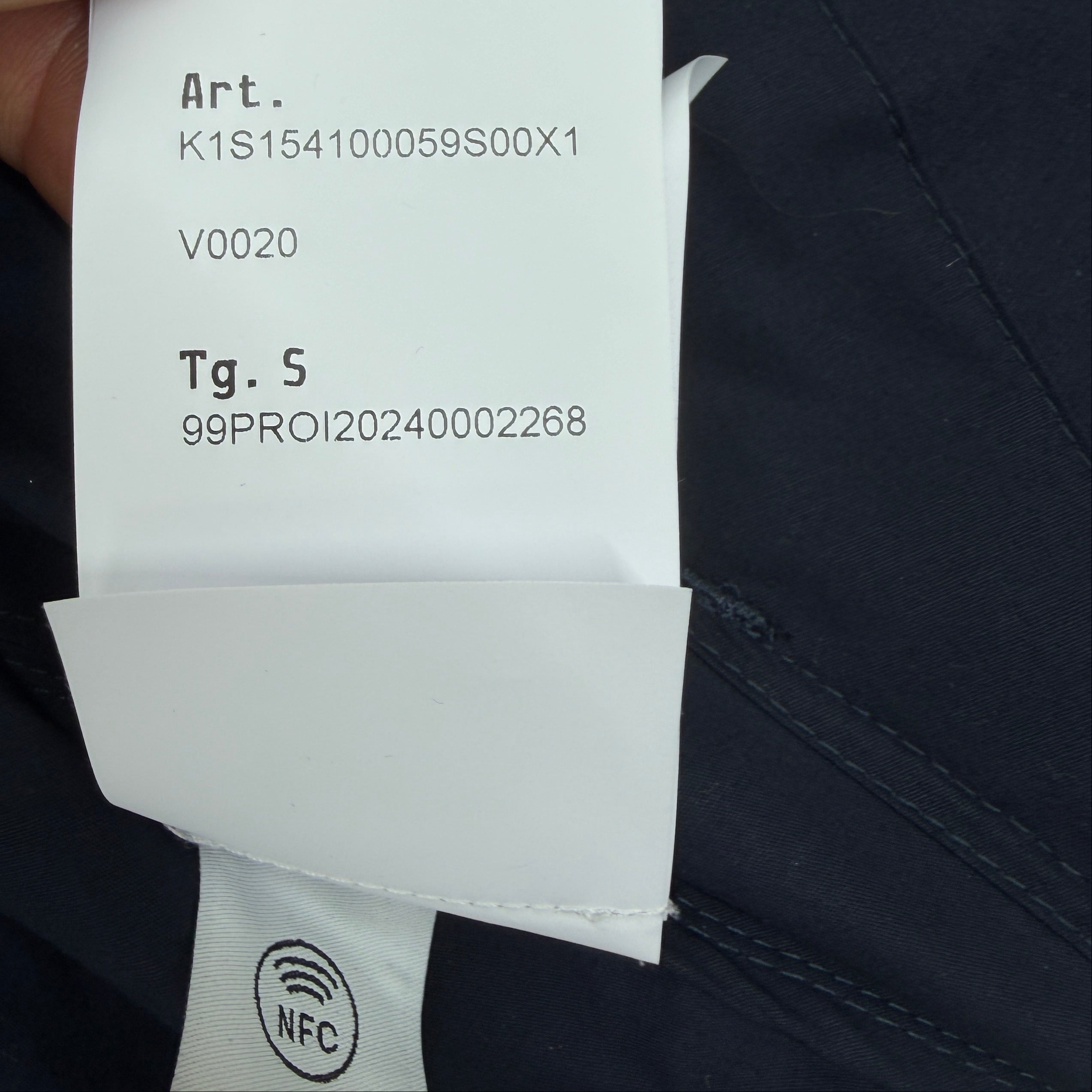 Stone Island Marina  Navy Aluminum Tela Jacket - Small
