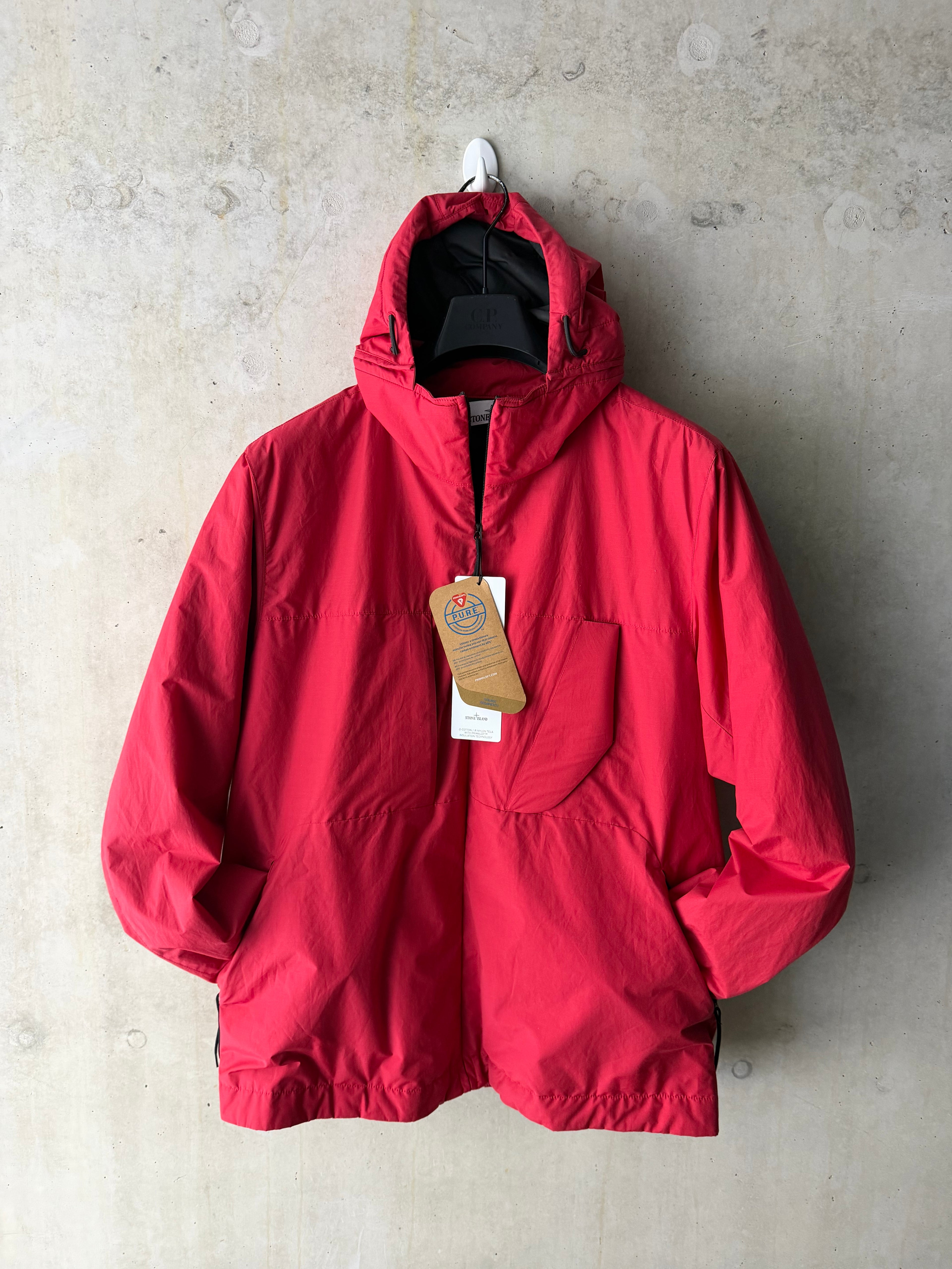 Stone Island Red R-Nylon Tela with Primaloft Stellina Jacket - Medium