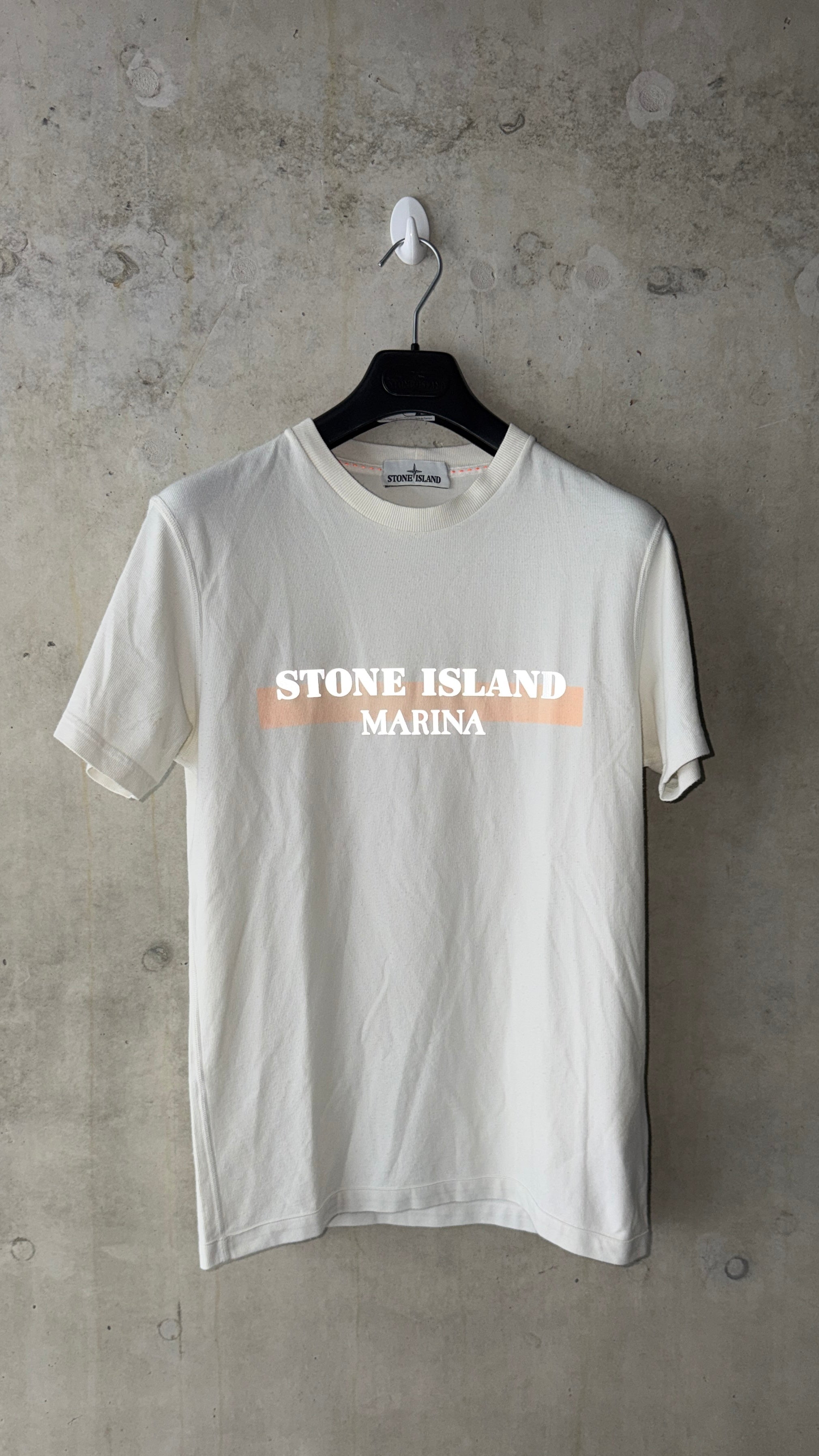 Stone Island Marina Reflective Print T-Shirt - Medium