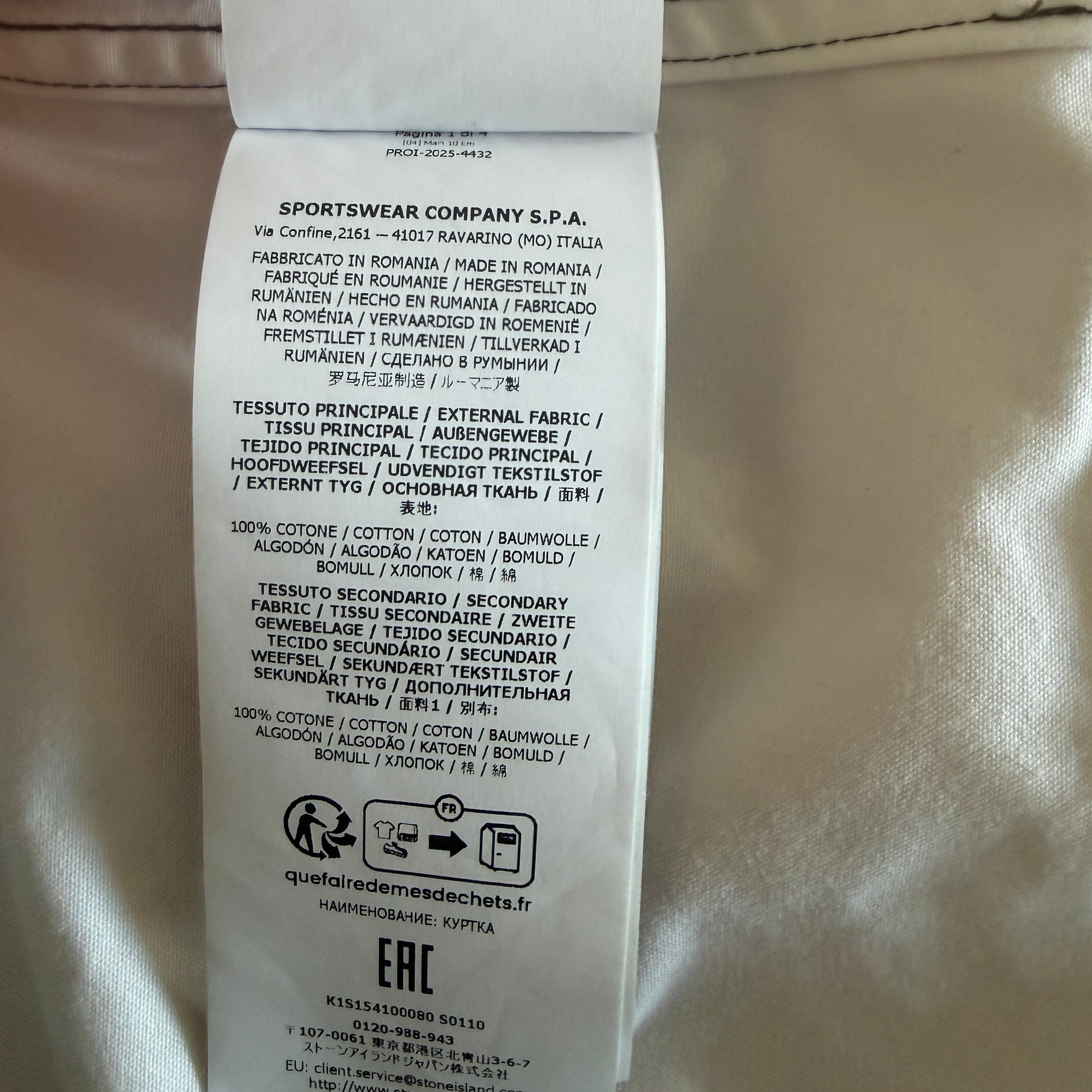 Stone Island Tela Resinata - XL