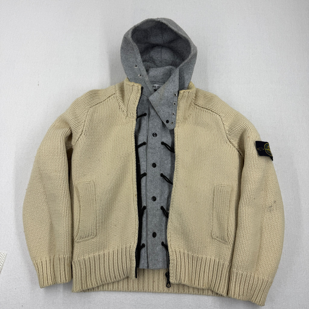 Stone Island Dutch Rope President Knit Jacket - Small