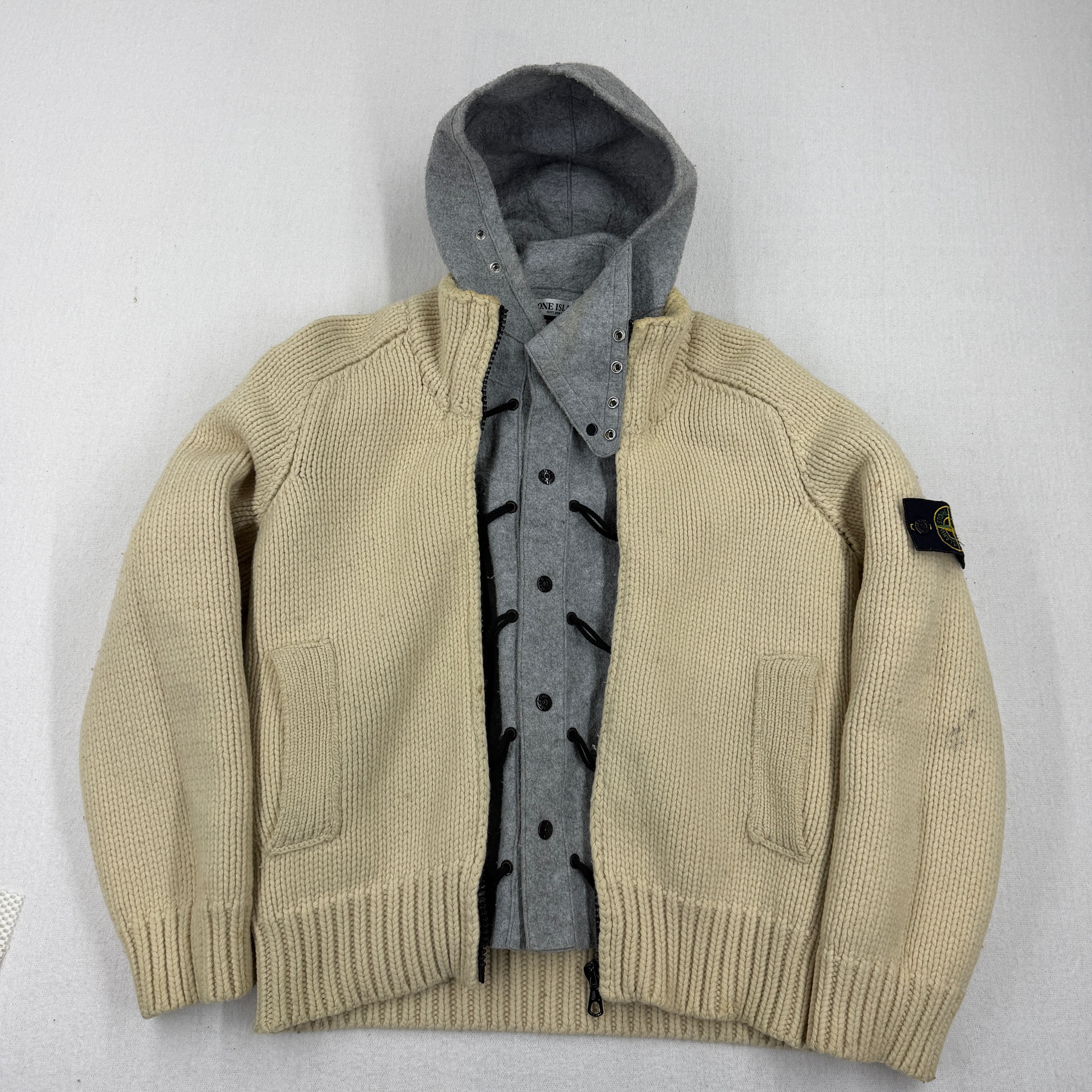 Stone Island Dutch Rope President Knit Jacket - Small